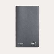 Index Planner månedskalender mørkegrå PP-plast 2026