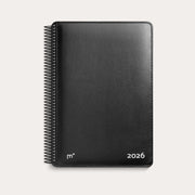 Diplomat ugekalender m/spiral sort kunstskind 2026