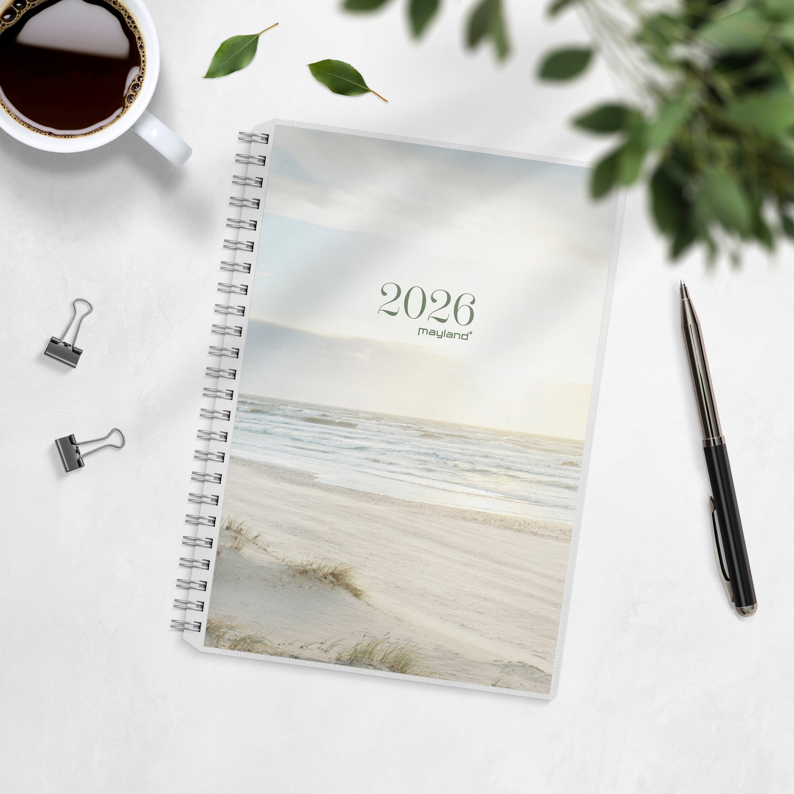 A5 ugekalender højformat m/4 illu. PP-plast 2026