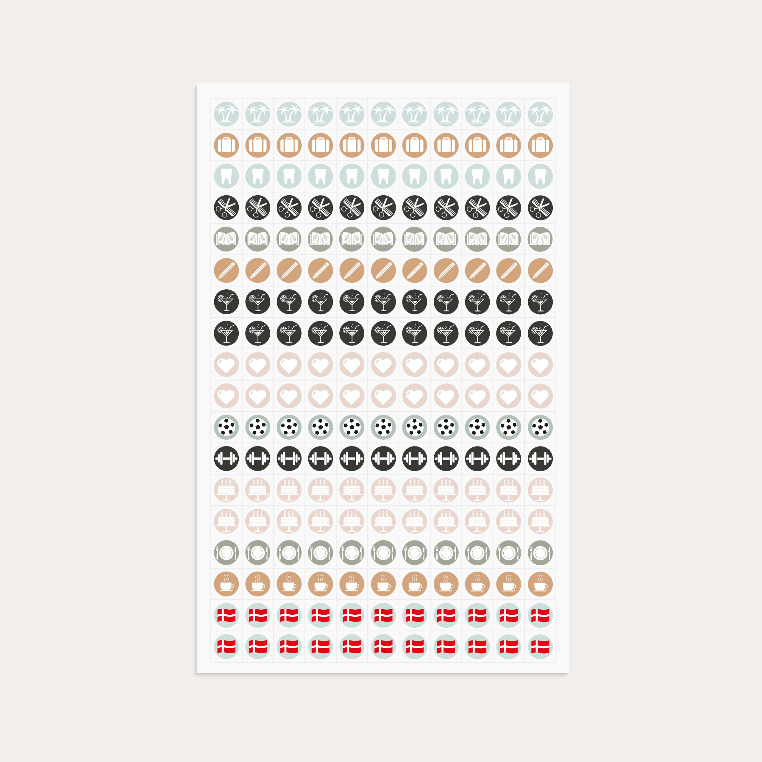 Dagkalender m/4 illu. PP-plast 2026