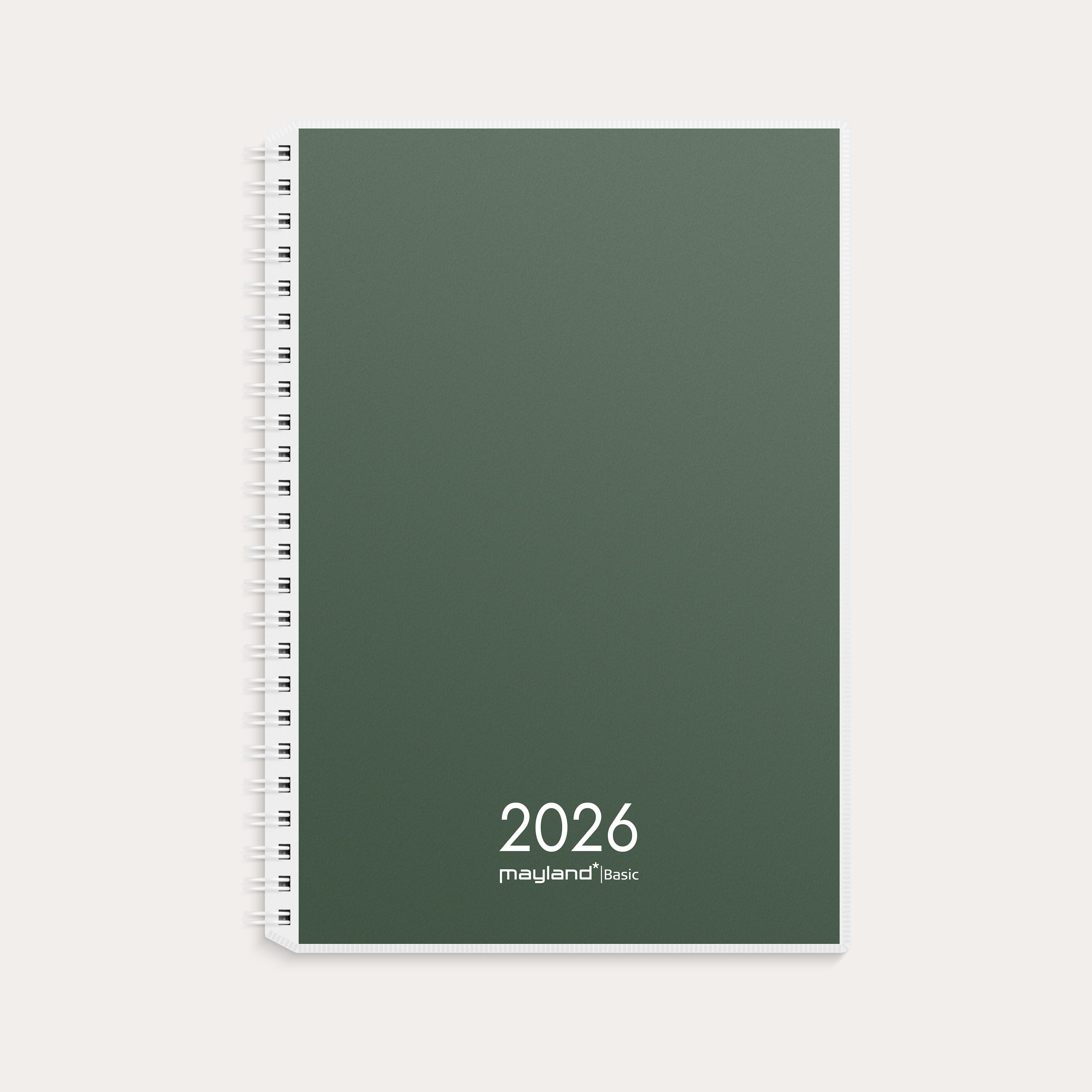 Basic ugekalender A5 PP-plast 2026