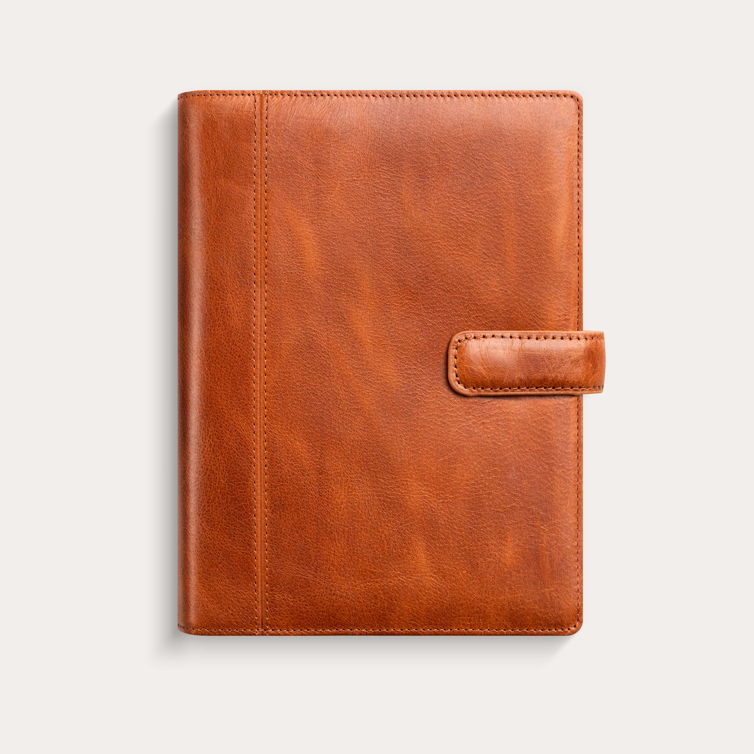 System PP ugekalender højformat brun skind 2026