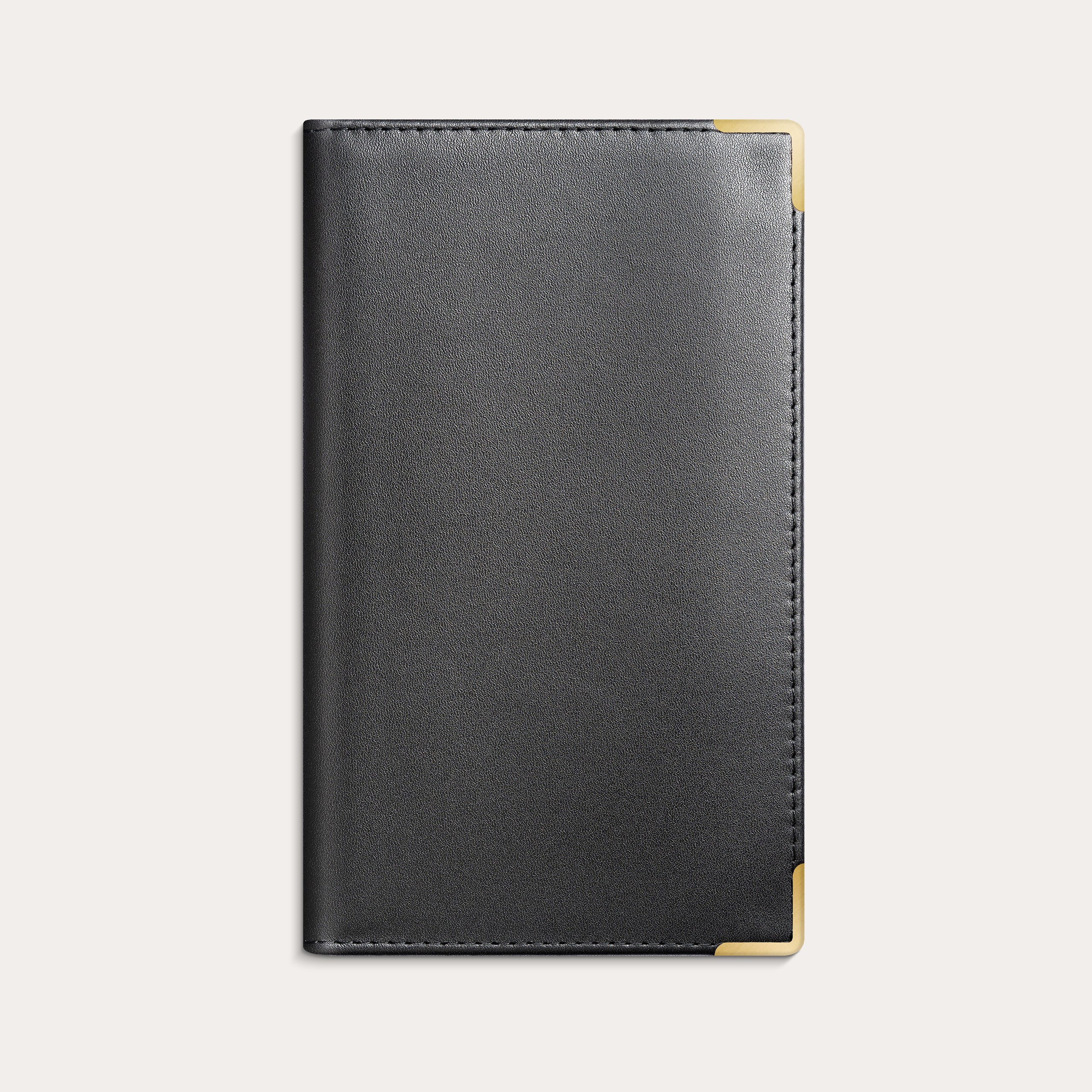 Omslag til week planner/index planner sort skind