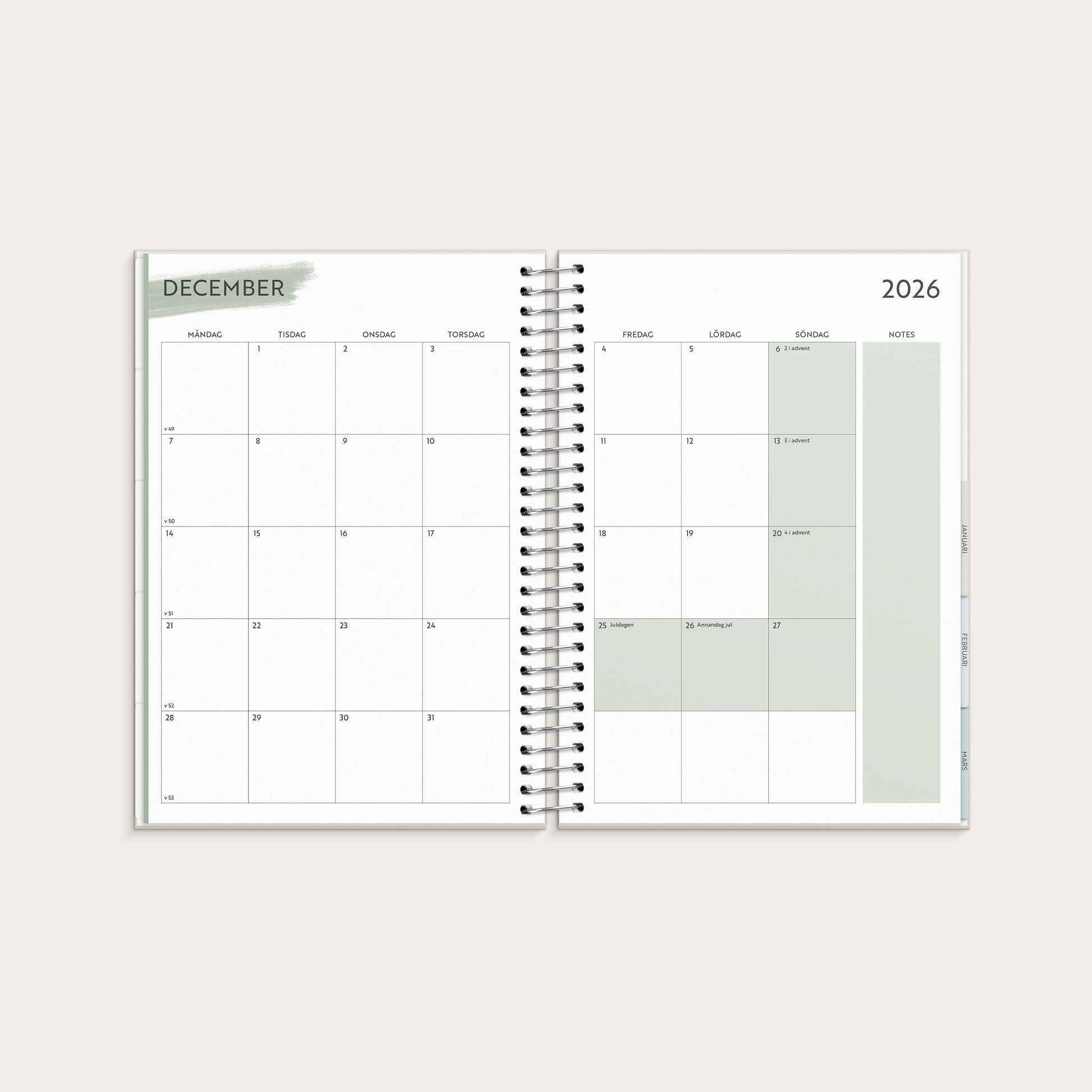 Life Organizer Family A5 26/27 – detail view