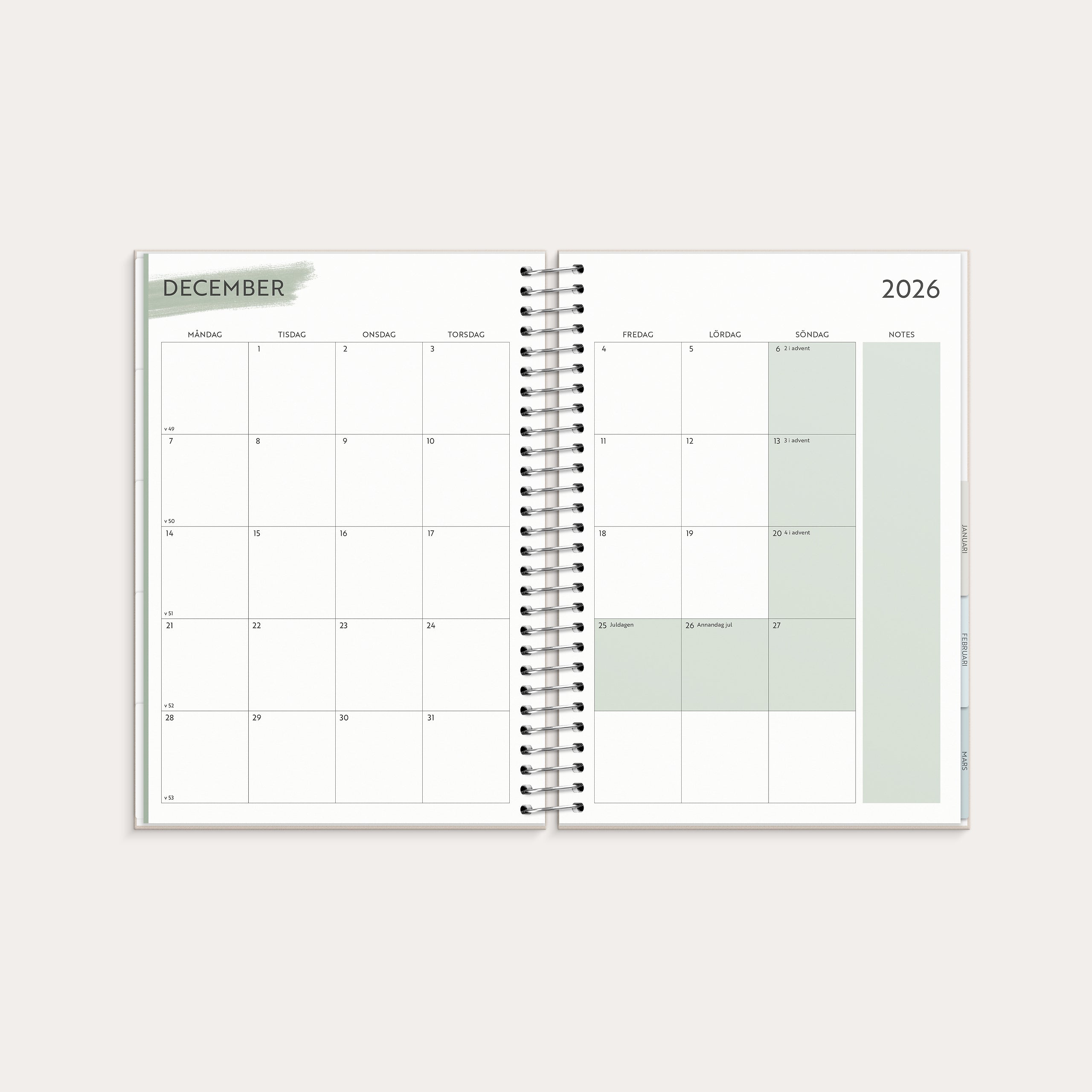 Life Organizer Family A5 26/27 – detail view