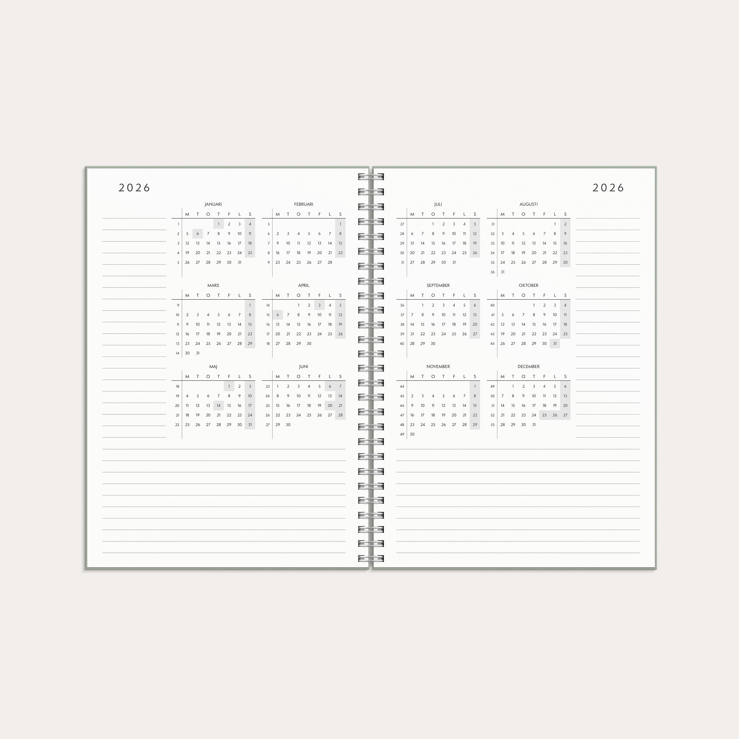 Kalender Plan more 26/27