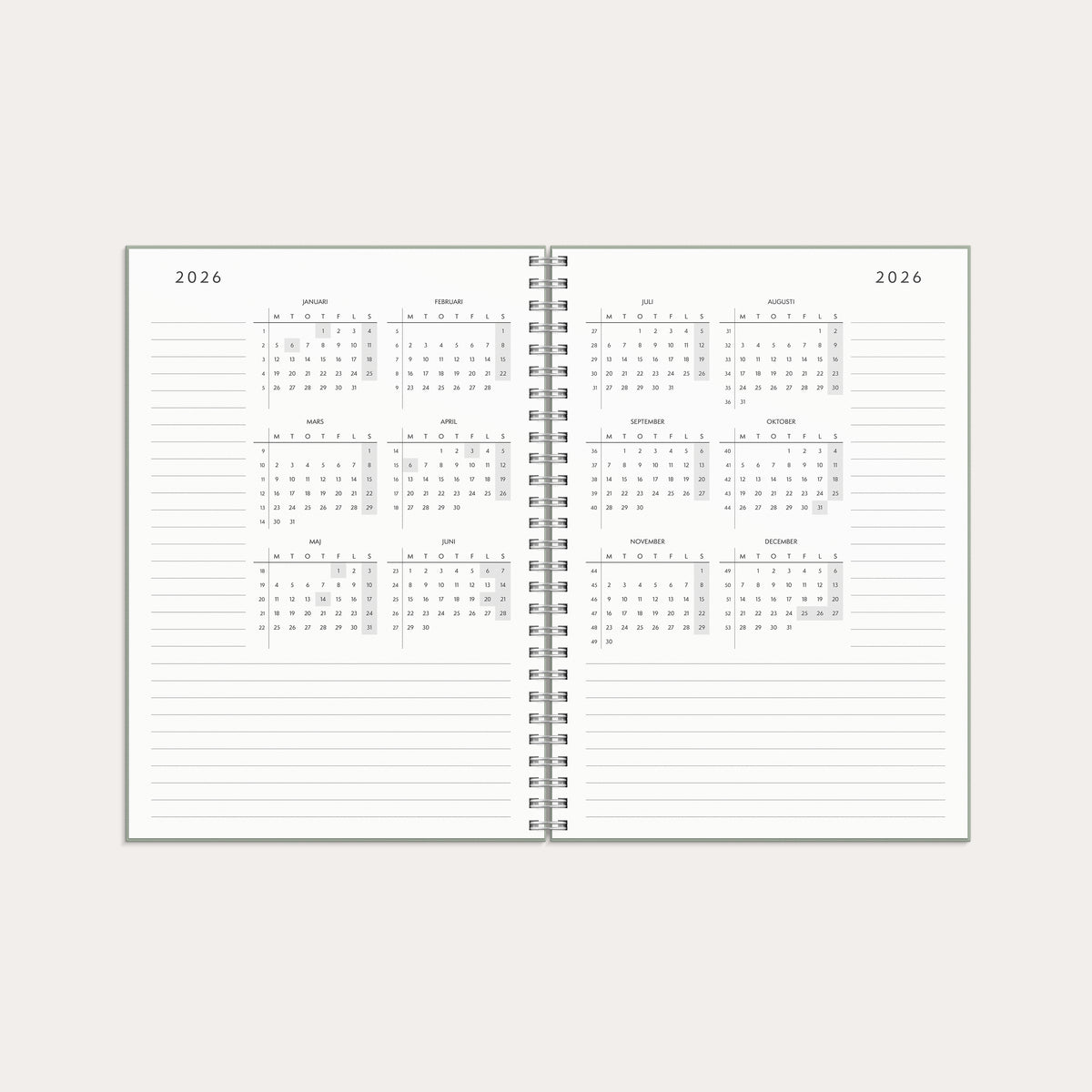 Kalender Plan more 26/27