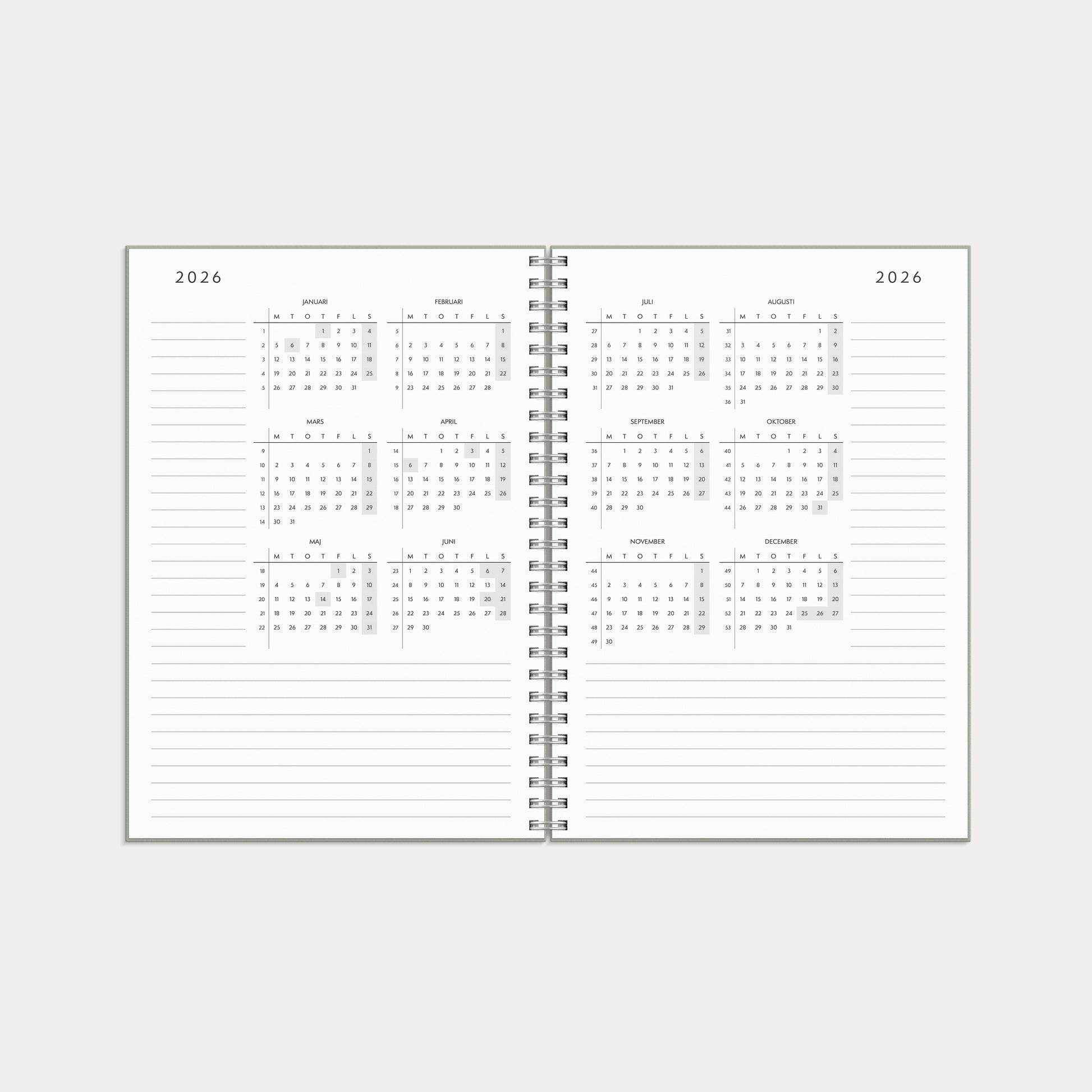 Kalender Plan more 26/27 – detail view