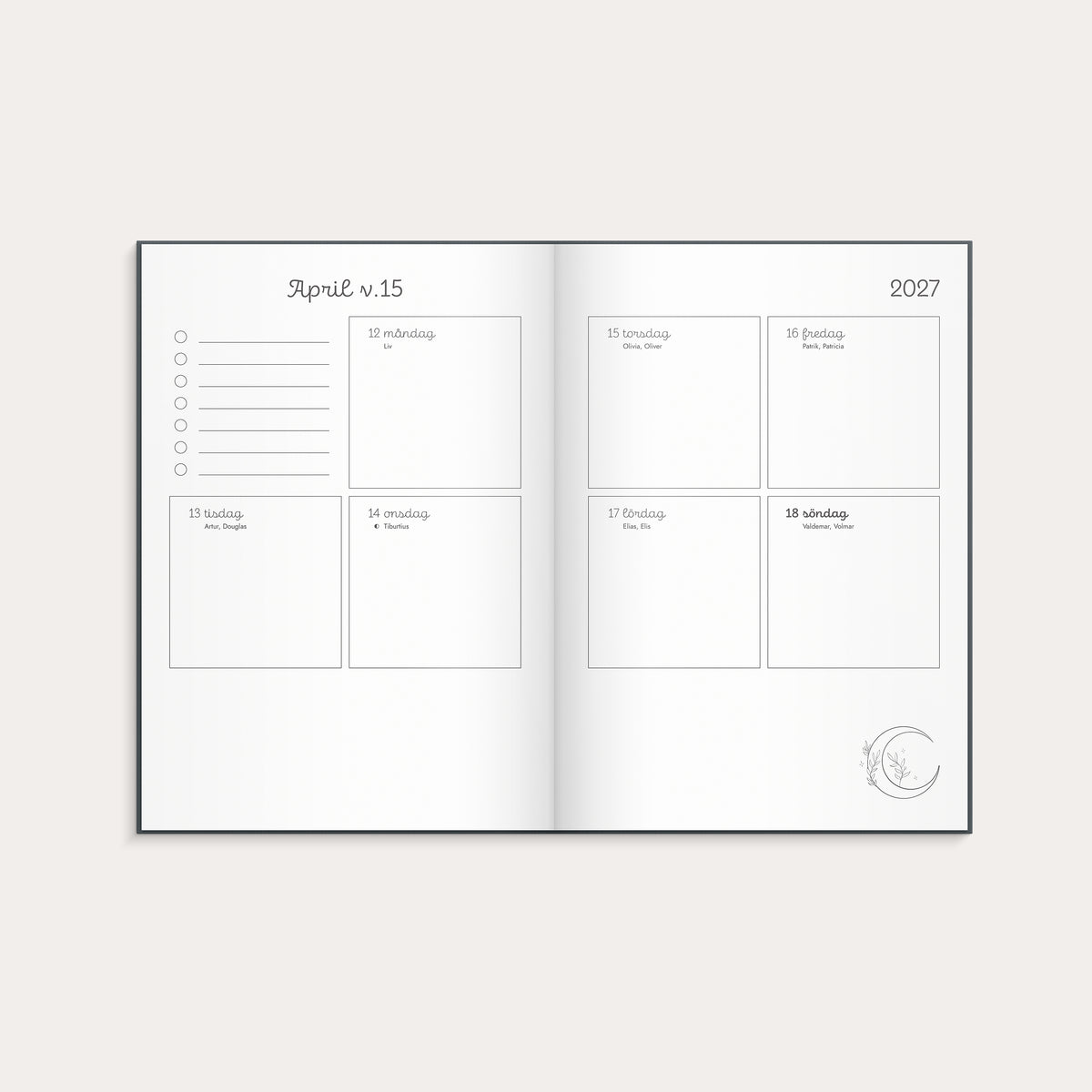 Kalender Doodle 26/27 inbunden