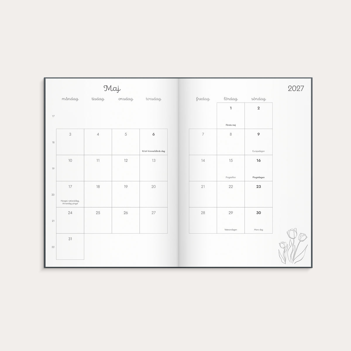 Kalender Doodle 26/27 inbunden