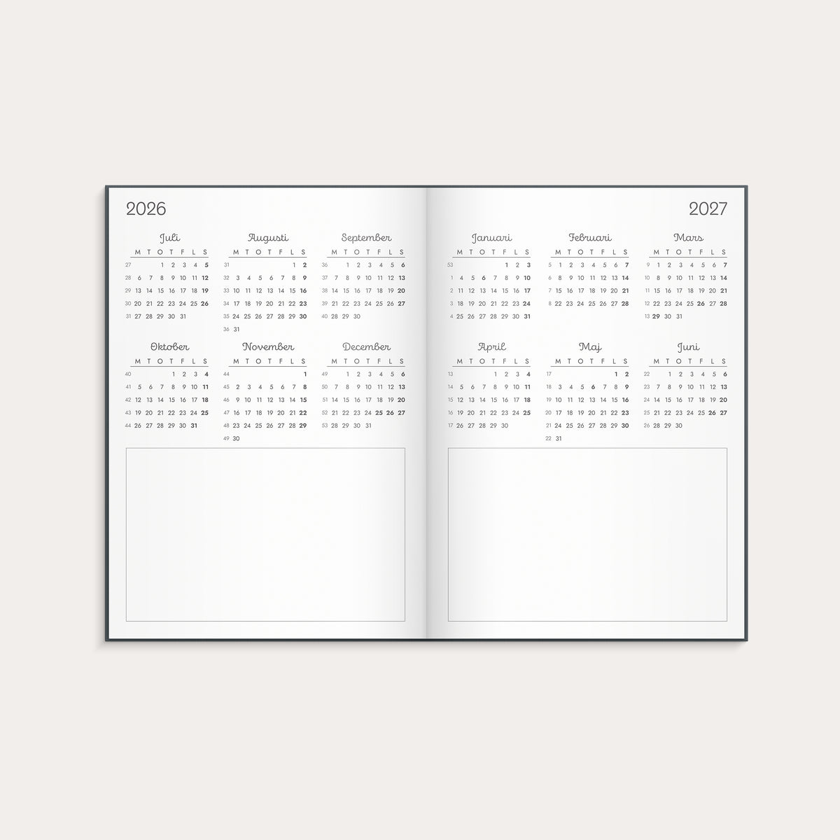 Kalender Doodle 26/27 inbunden