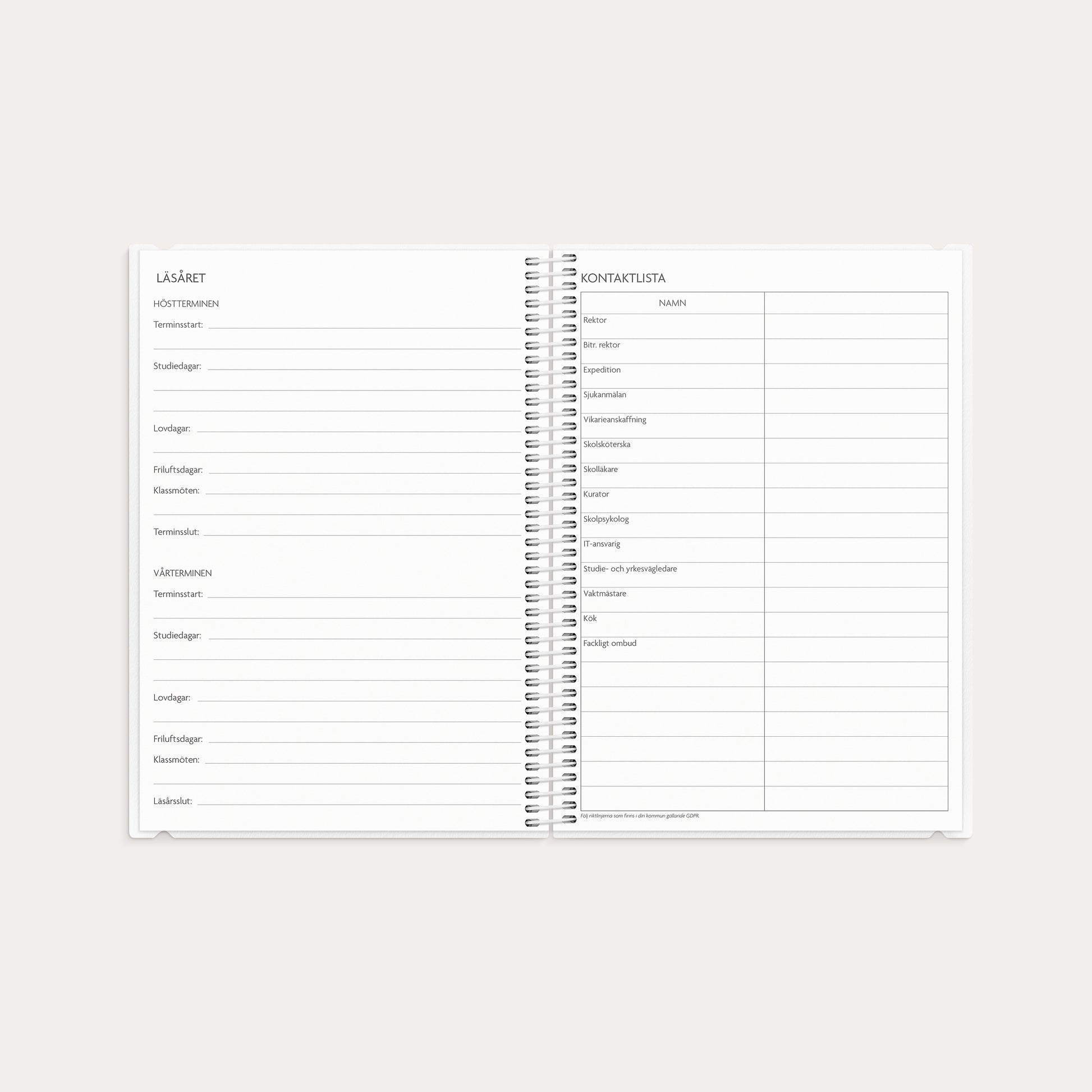 Lärarkalendern Förskolan 26/27 – detail view