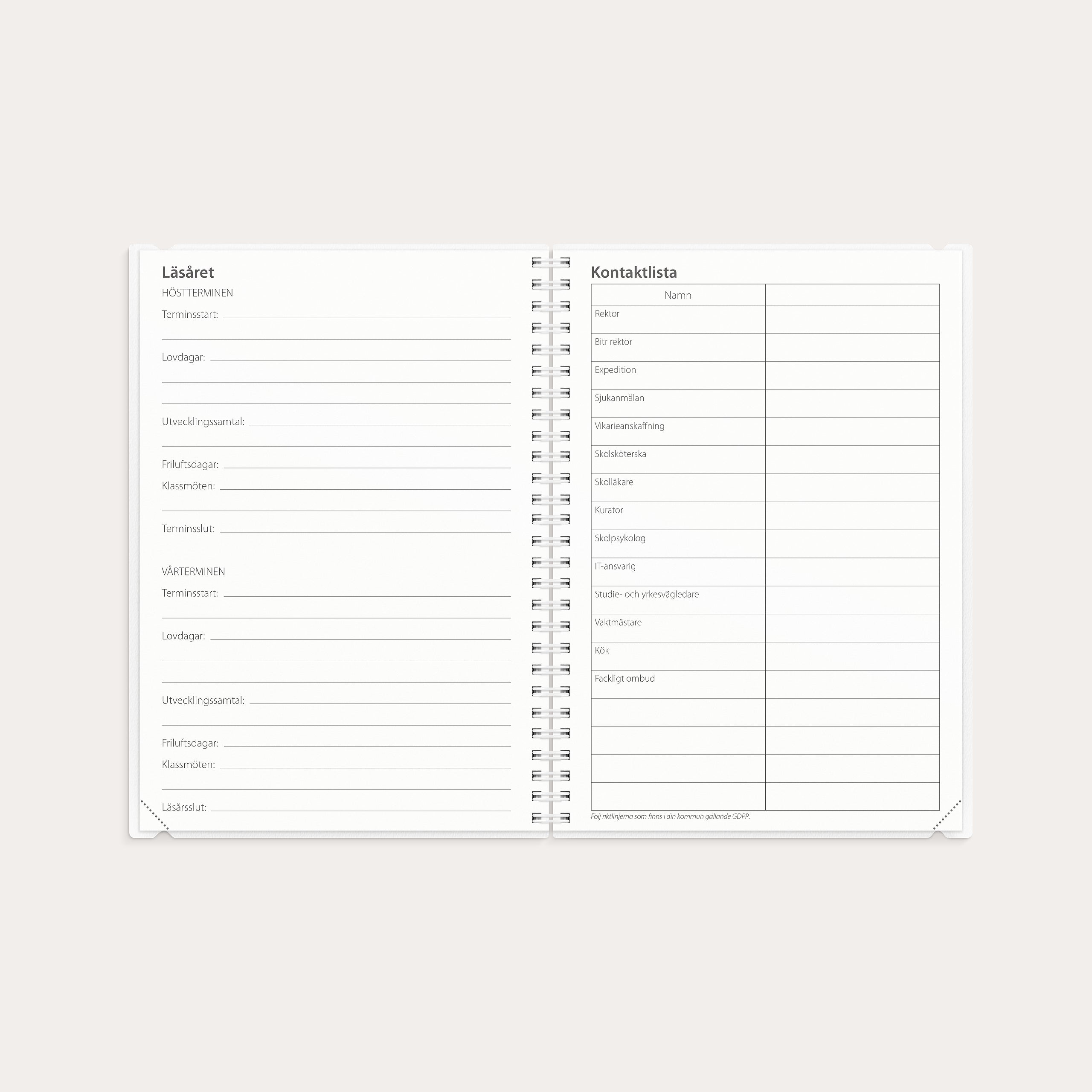 Loggkalendern A5 26/27 – detail view