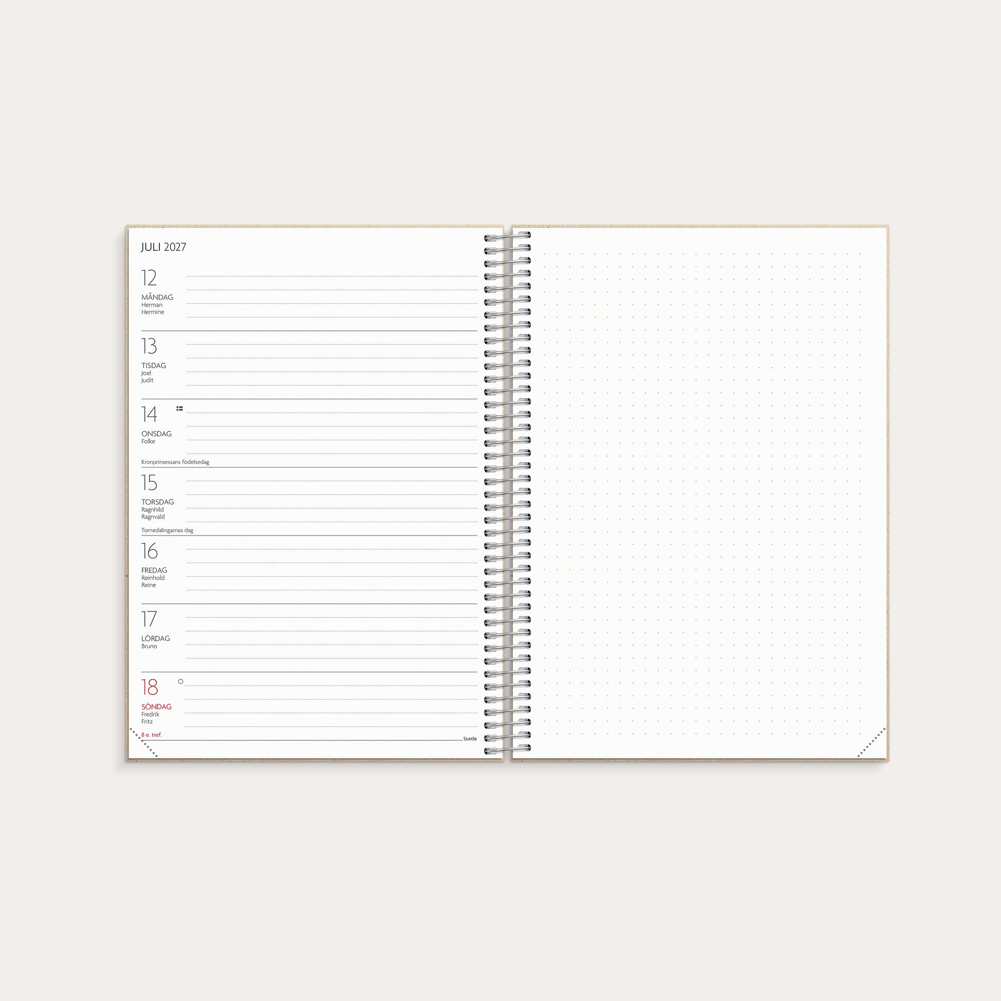 Lärarkalendern Horisontell 26/27 – detail view