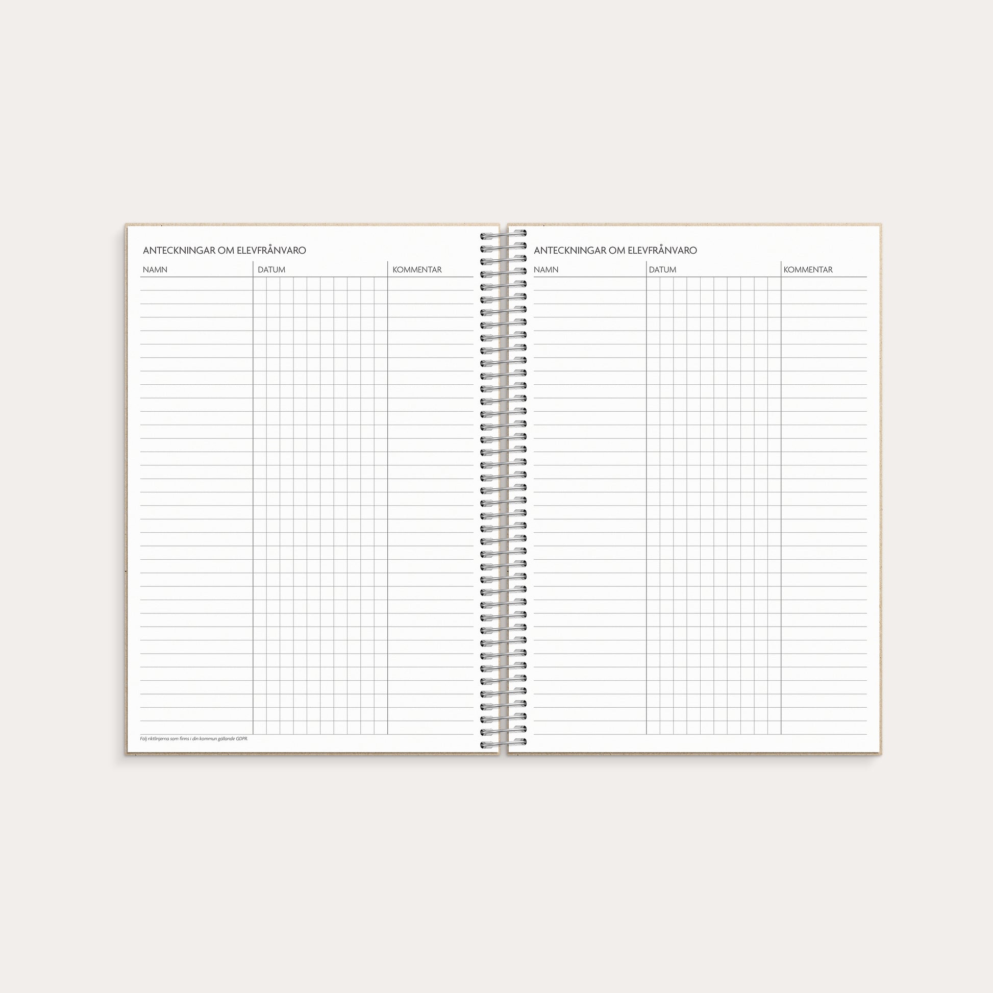 Lärarkalendern Horisontell 26/27 – detail view