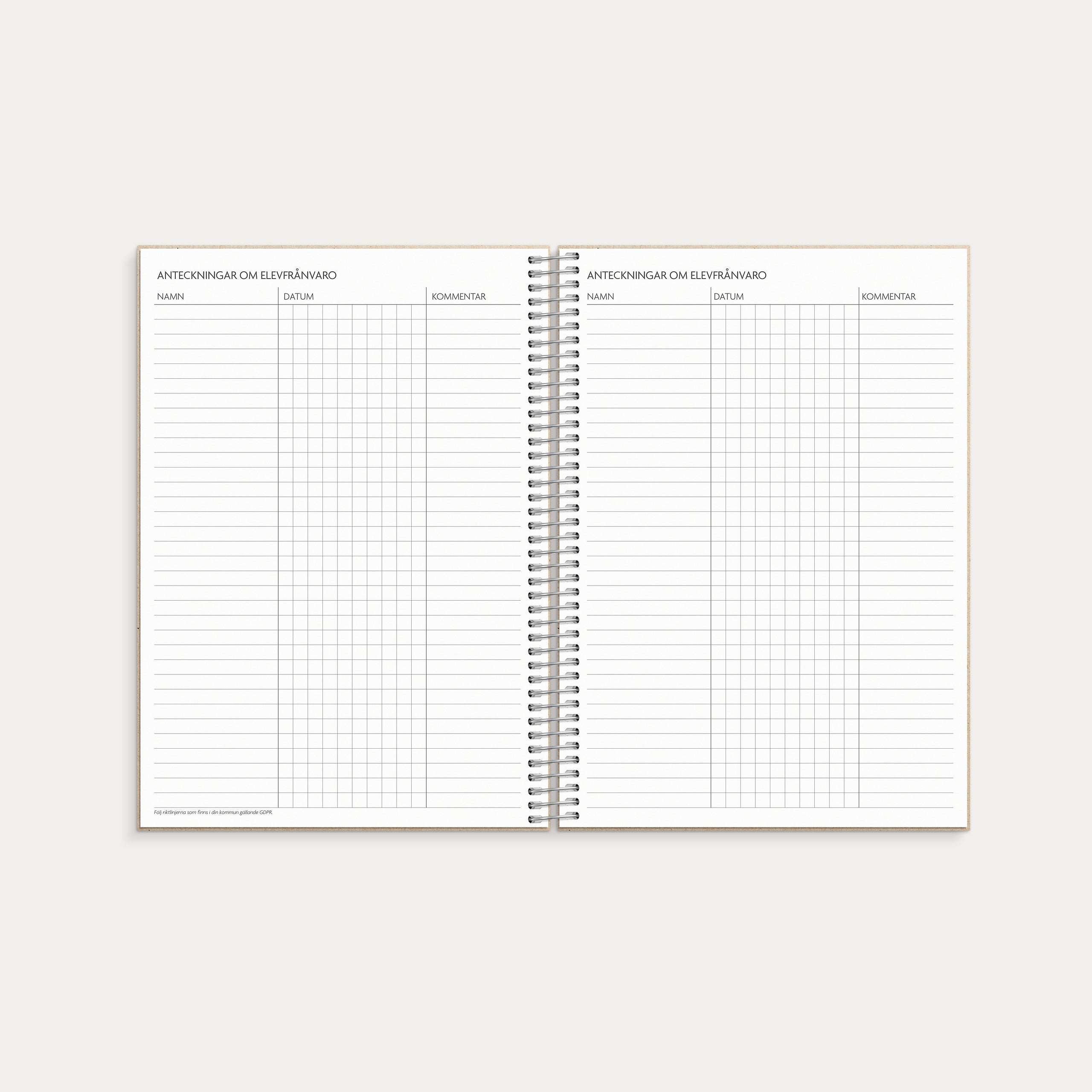 Lärarkalendern Horisontell 26/27 – detail view