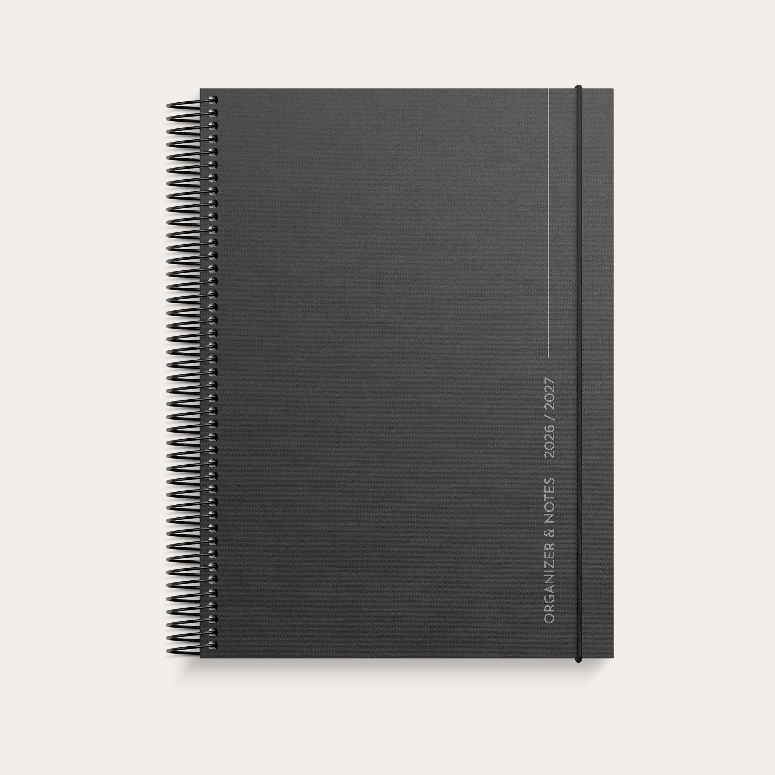Organizer & Notes 26/27 svart