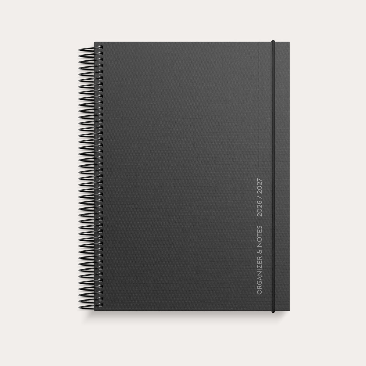 Organizer & Notes 26/27 svart