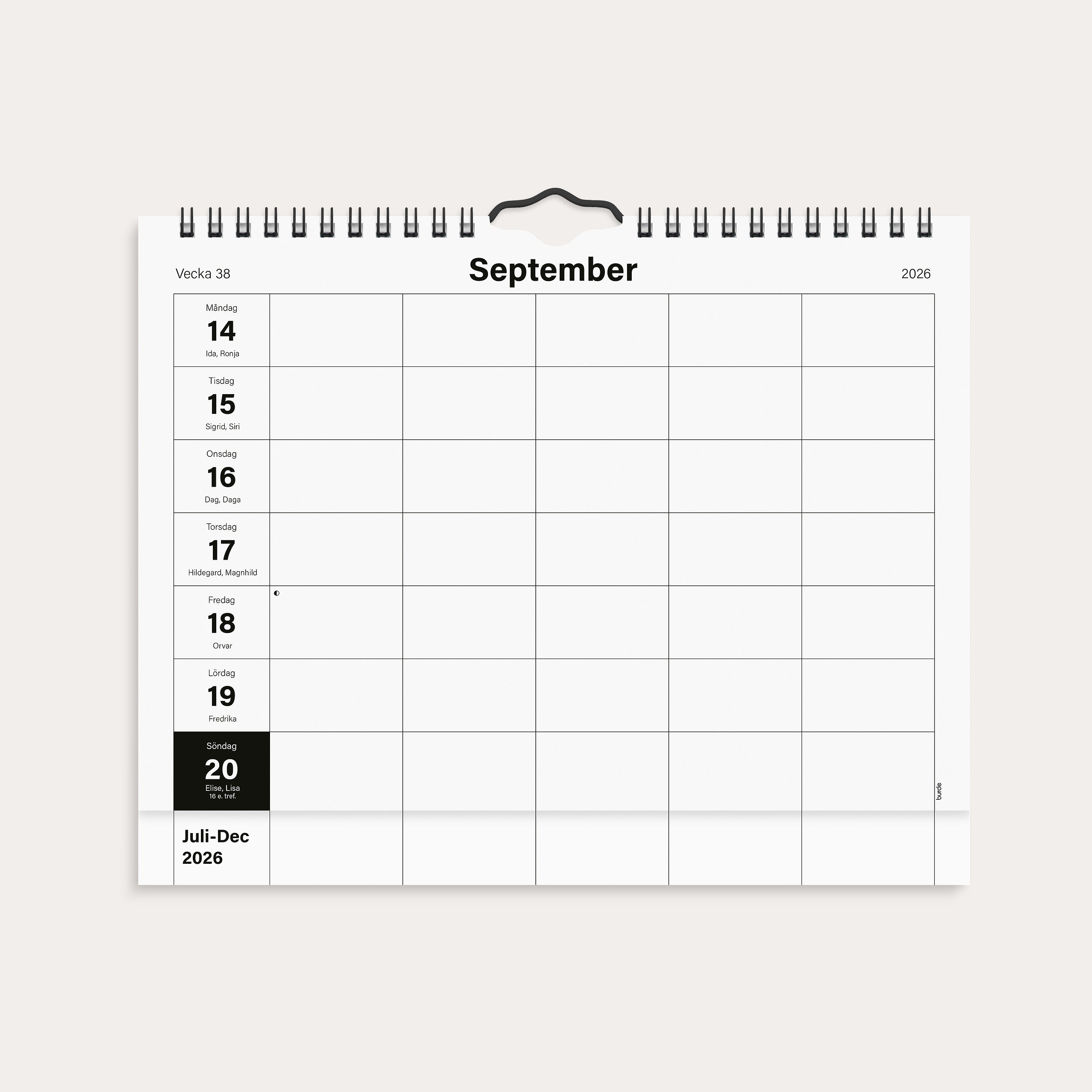 Hemkalendern Clean 26/27