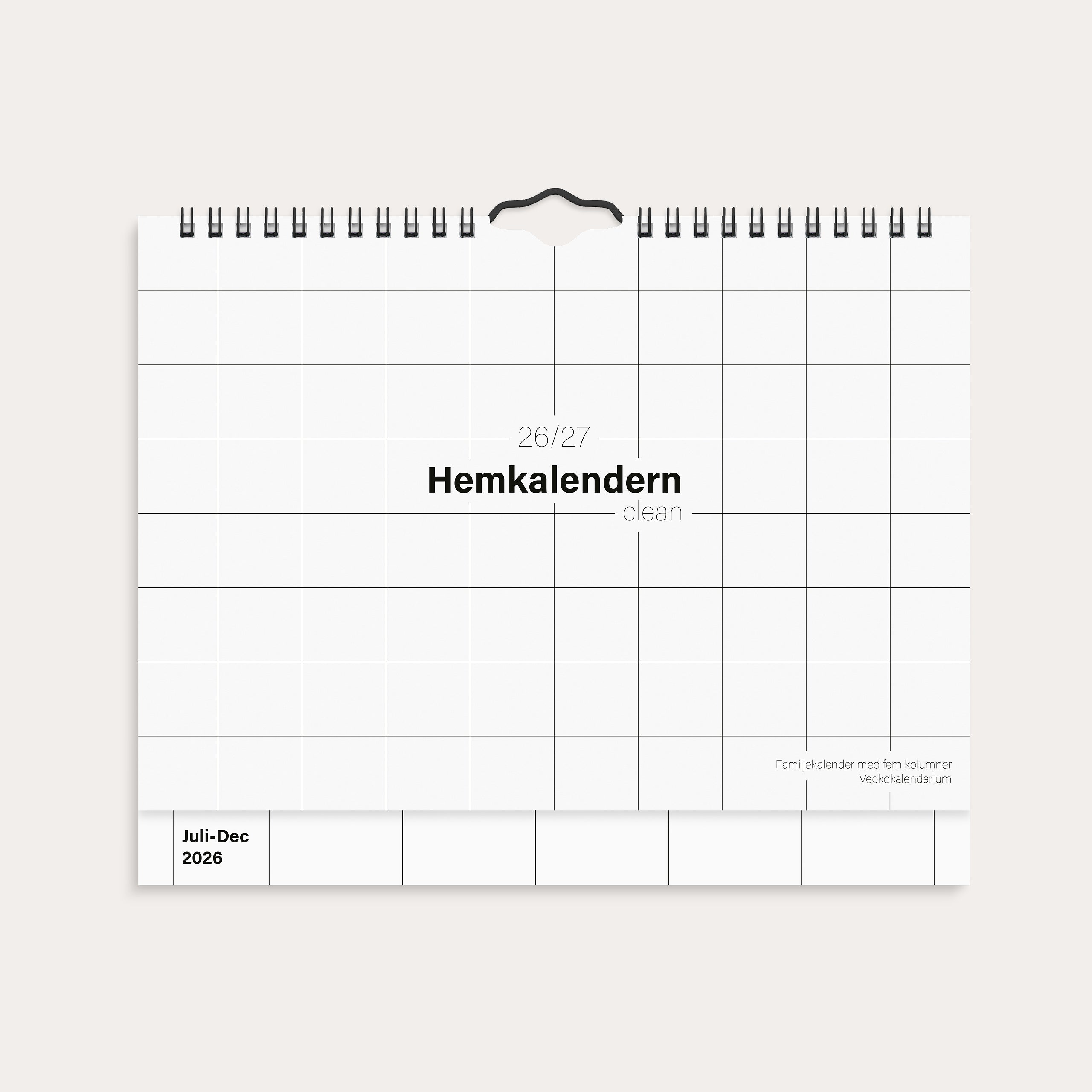Hemkalendern Clean 26/27