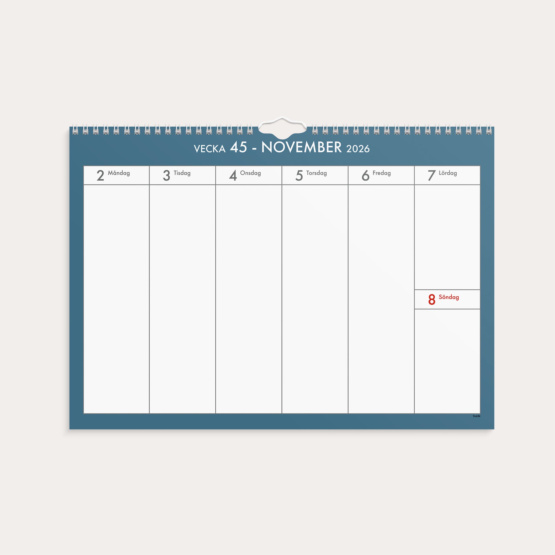 Veckoplan 26/27 – detail view