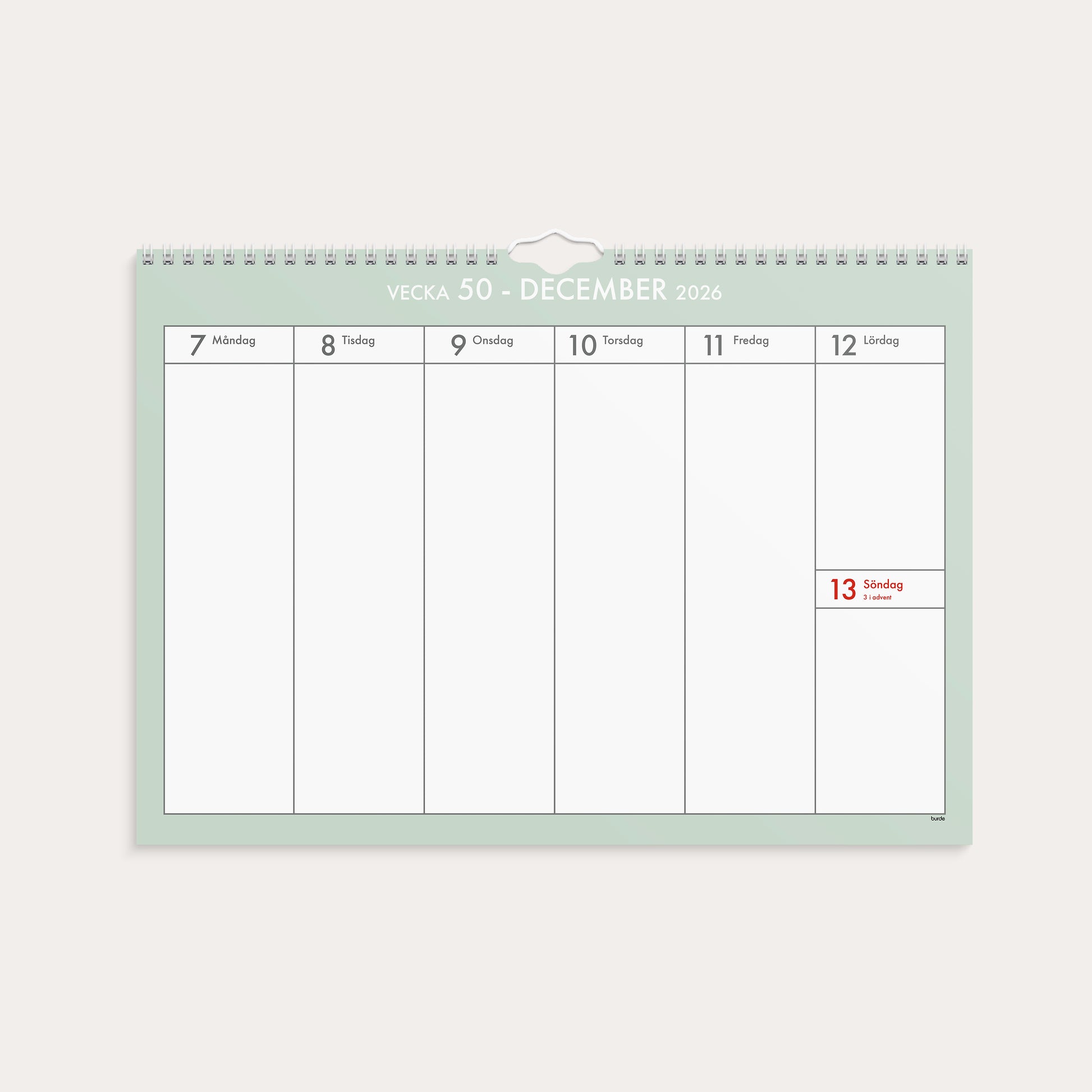 Veckoplan 26/27 – detail view