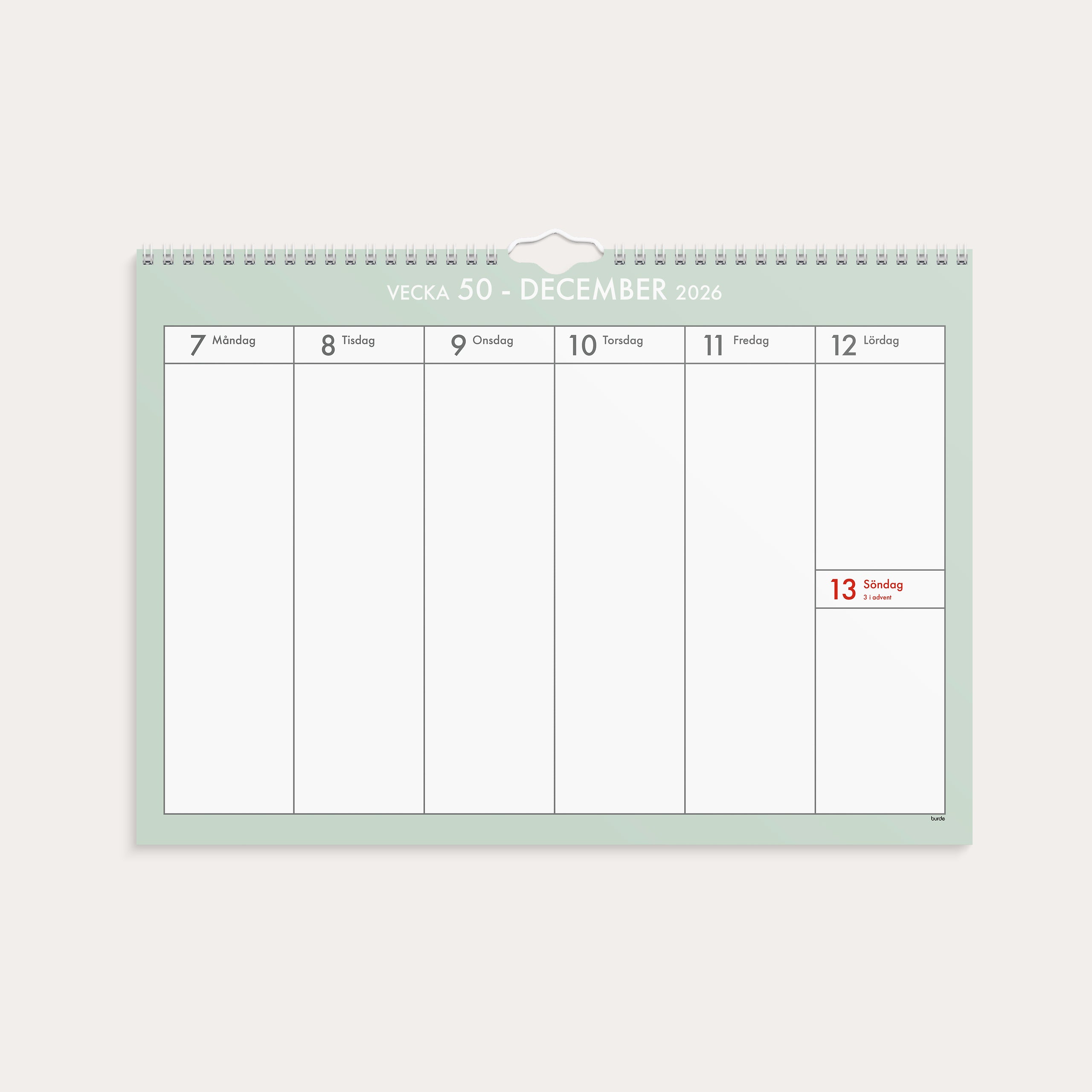 Veckoplan 26/27 – detail view