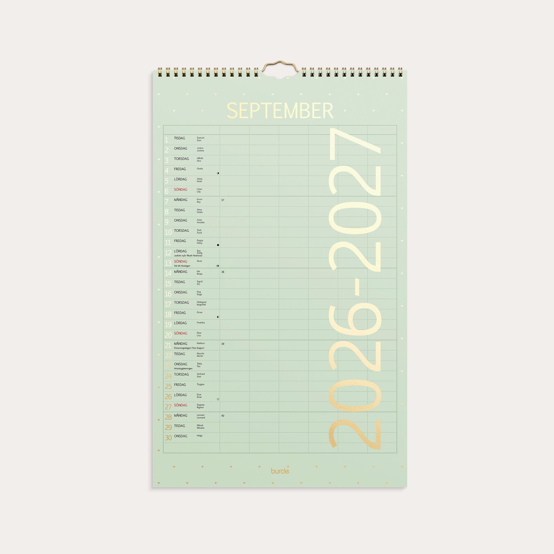 Familjekalender 26/27 Color