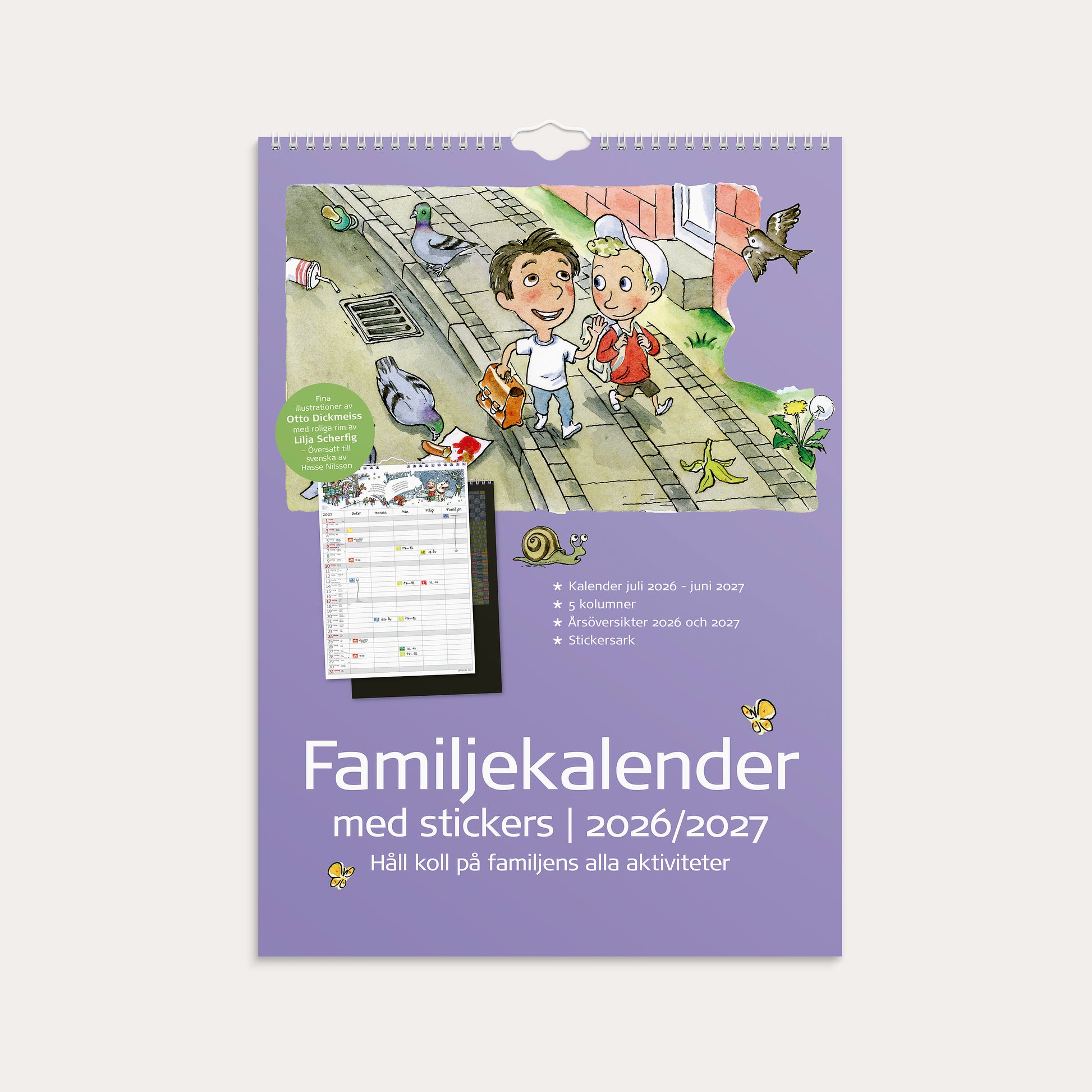Familjekalender 26/27 Stickers