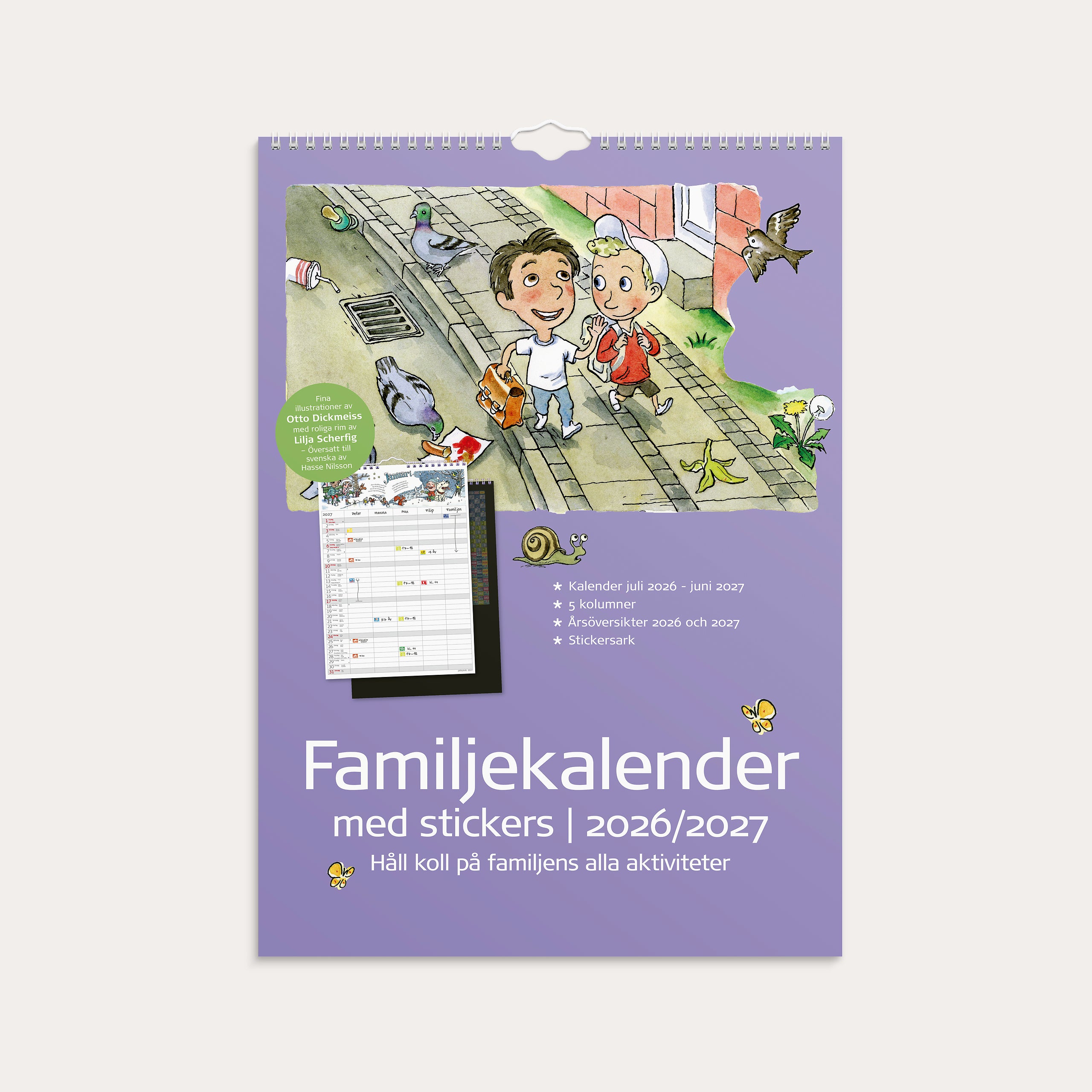 Familjekalender 26/27 Stickers