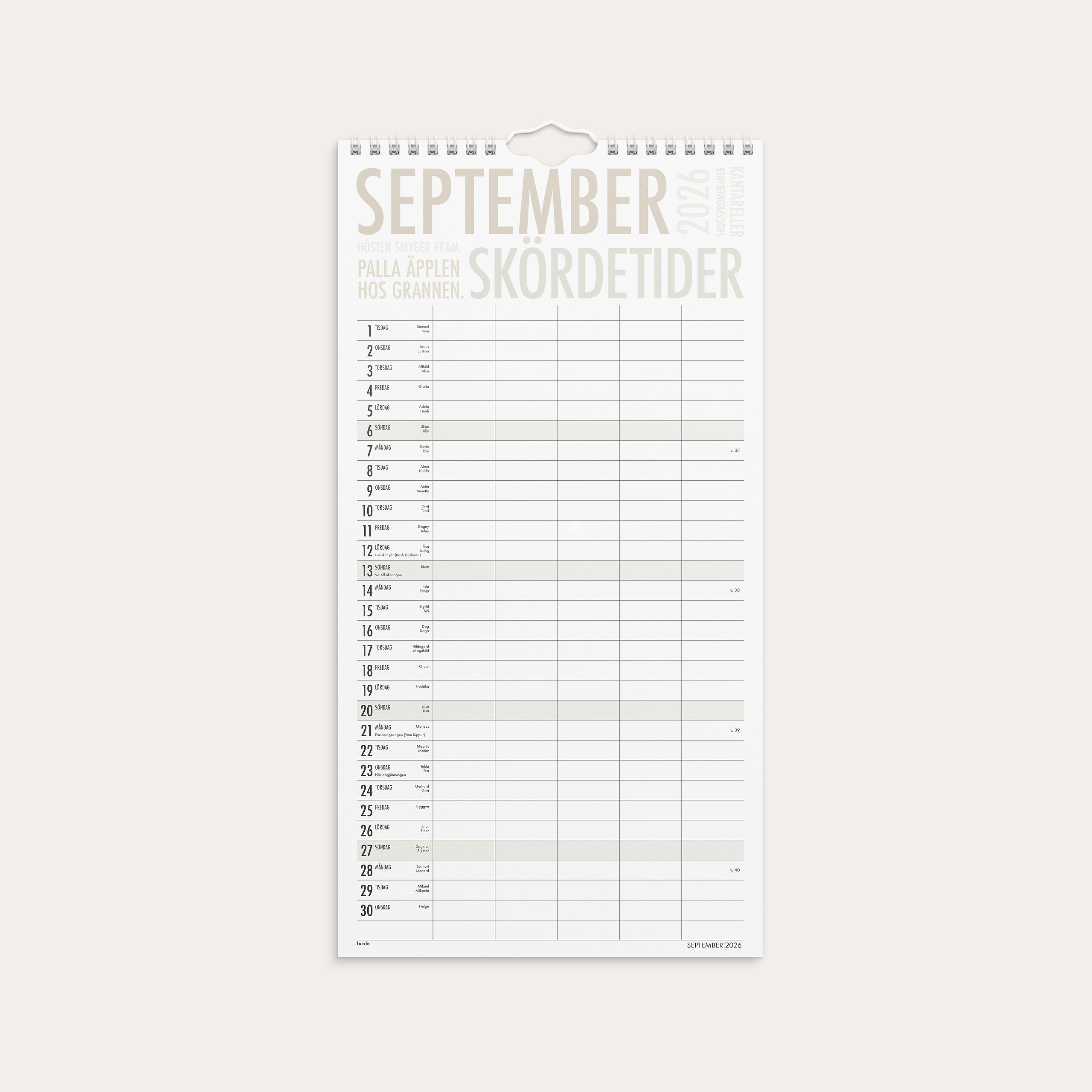 Familjekalender 26/27 TrendArt