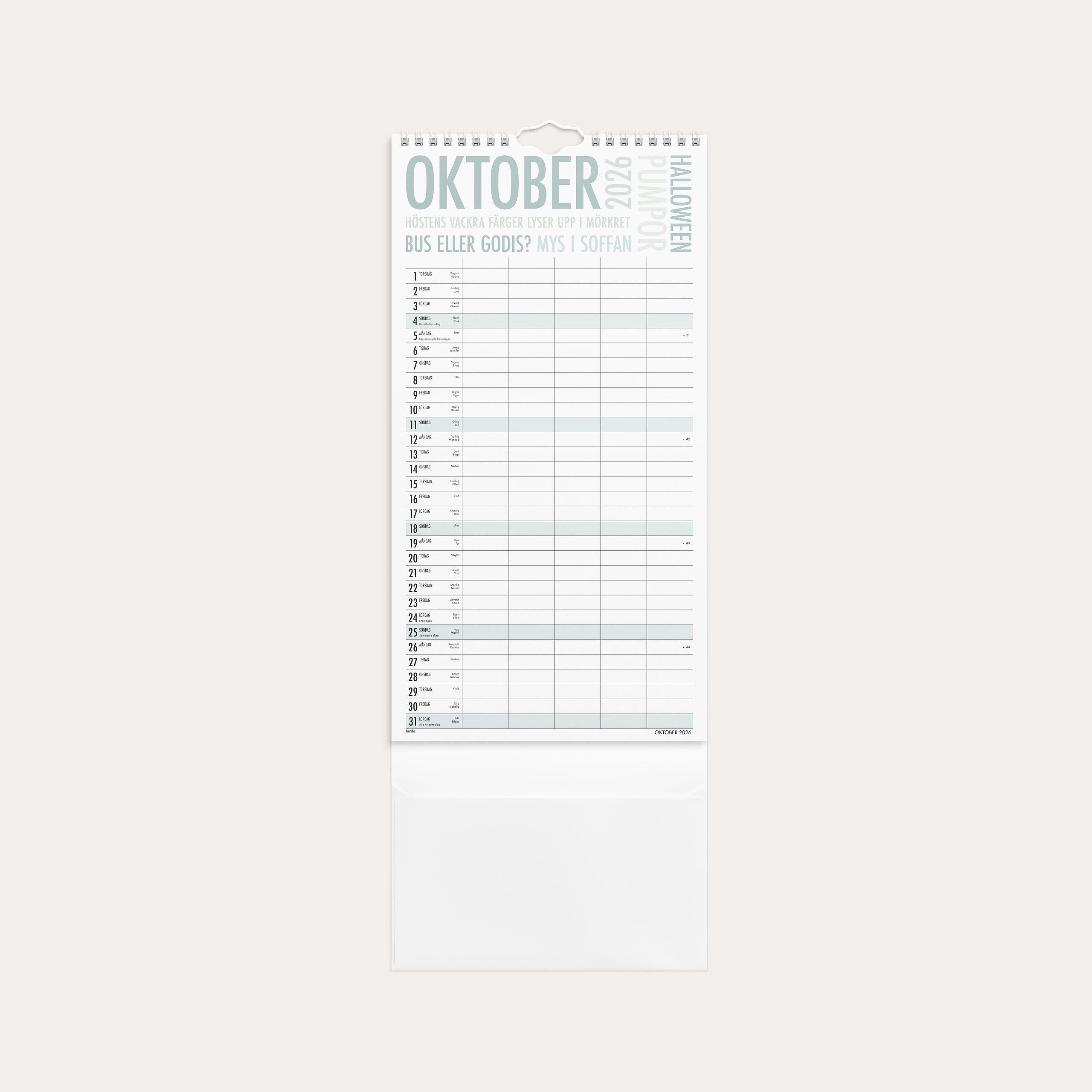 Familjekalender 26/27 TrendArt