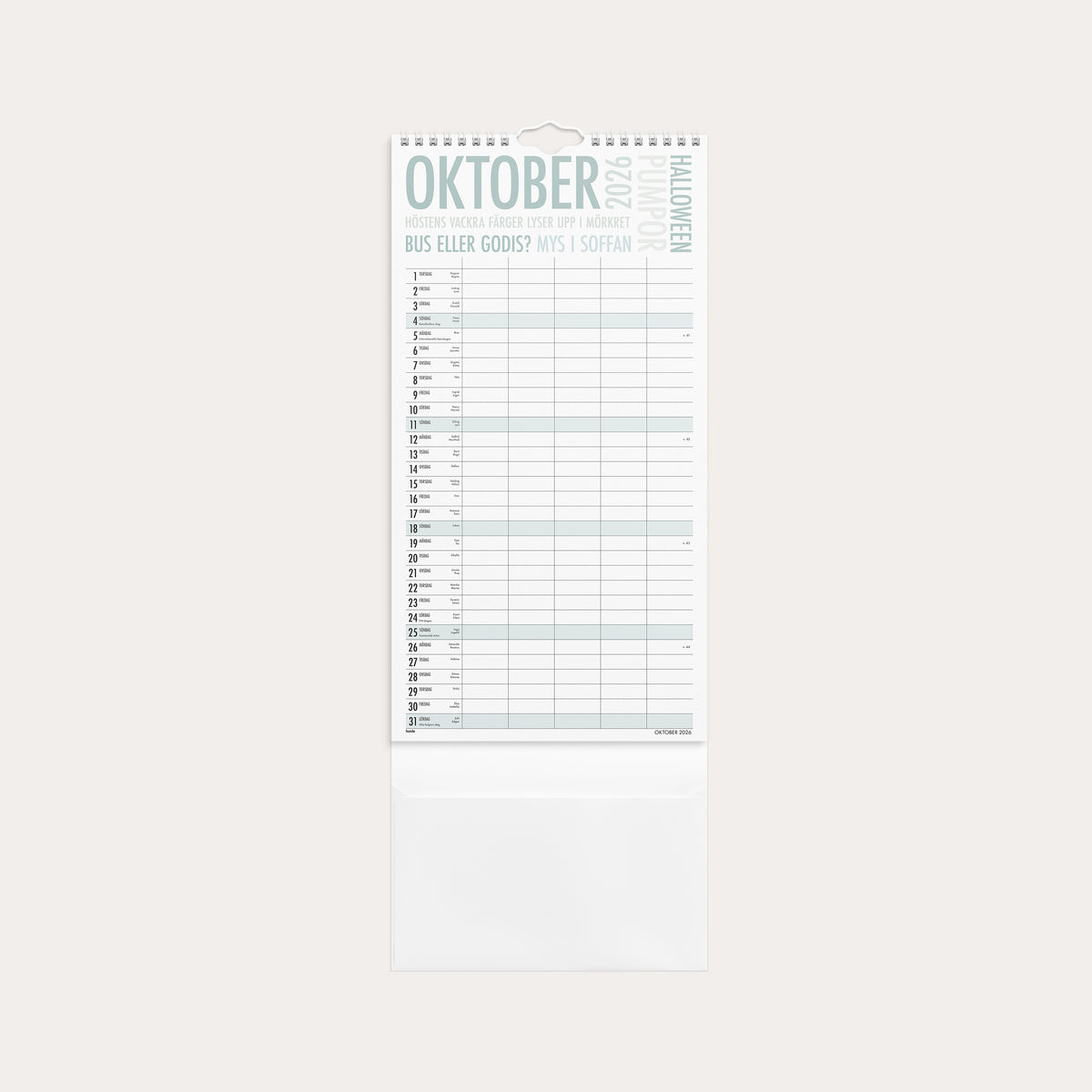 Familjekalender 26/27 TrendArt