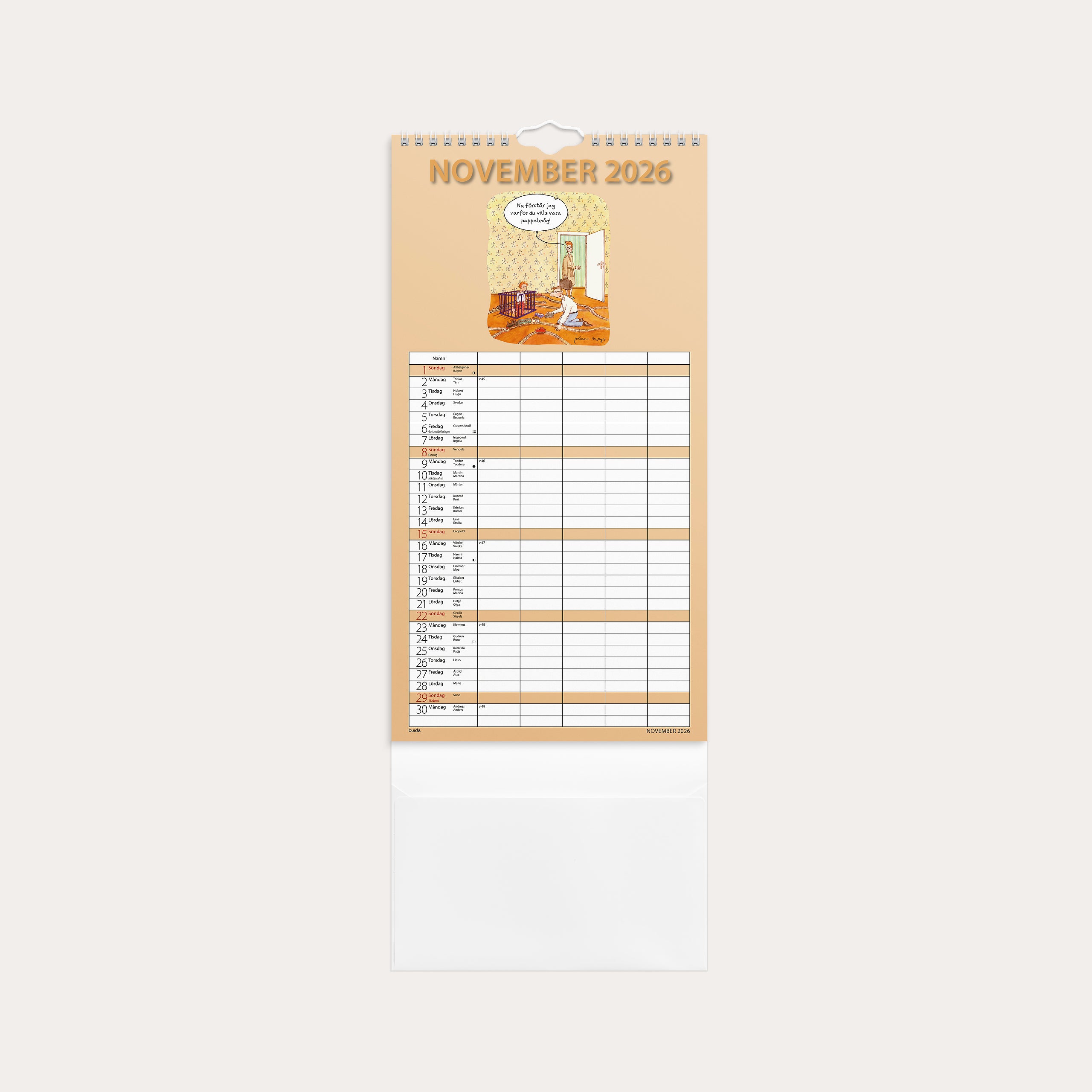 Familjekalender 26/27 Rolig