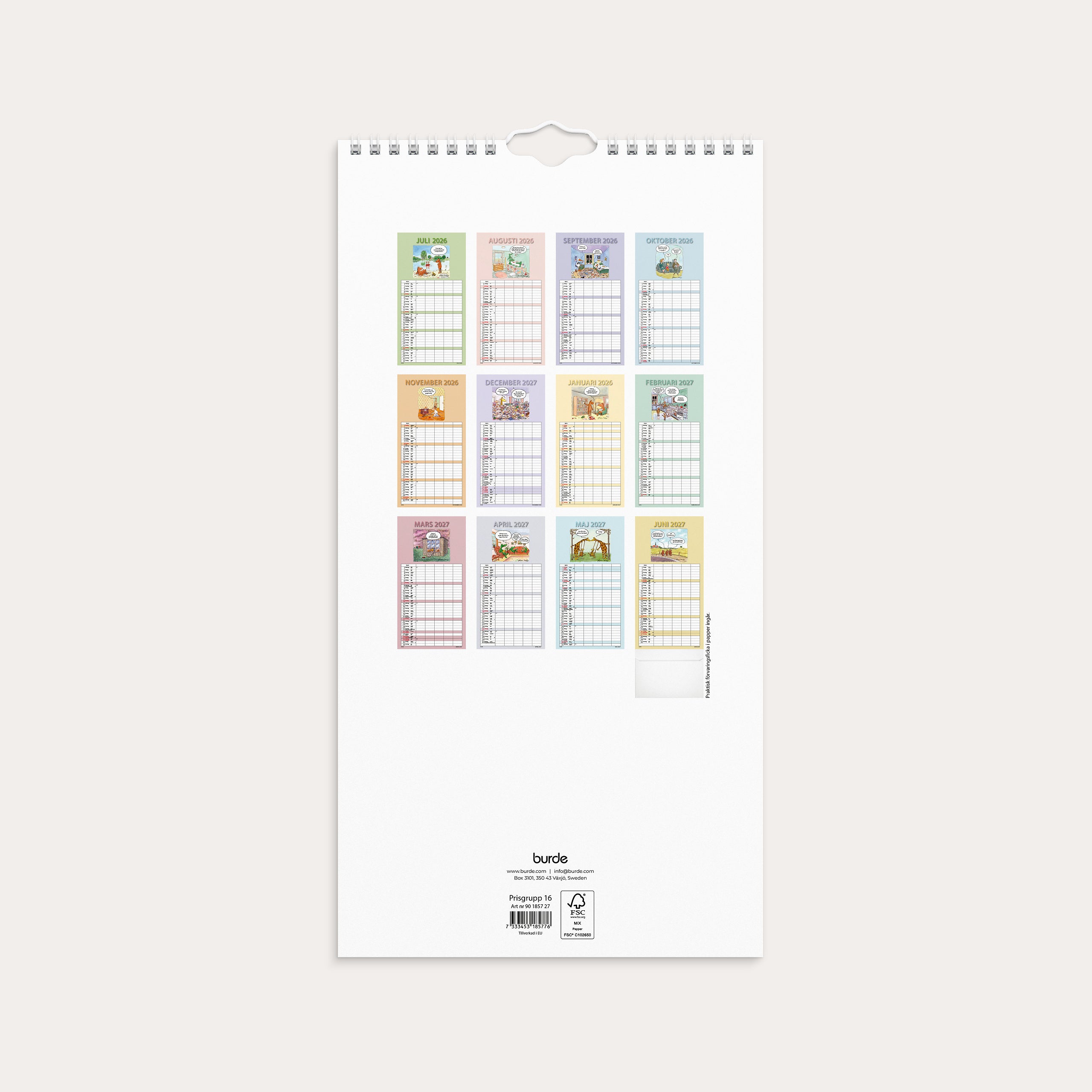 Familjekalender 26/27 Rolig