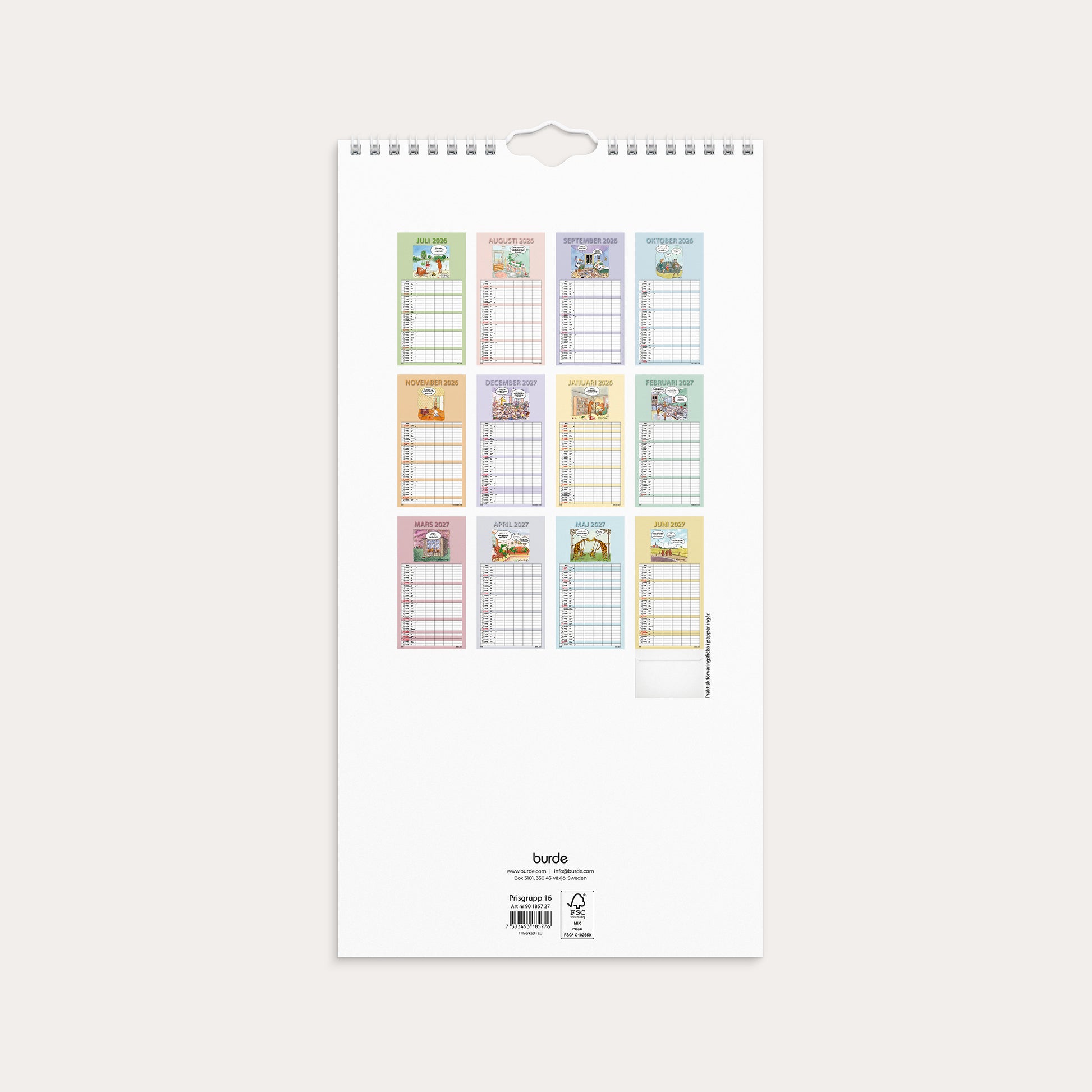 Familjekalender 26/27 Rolig – detail view