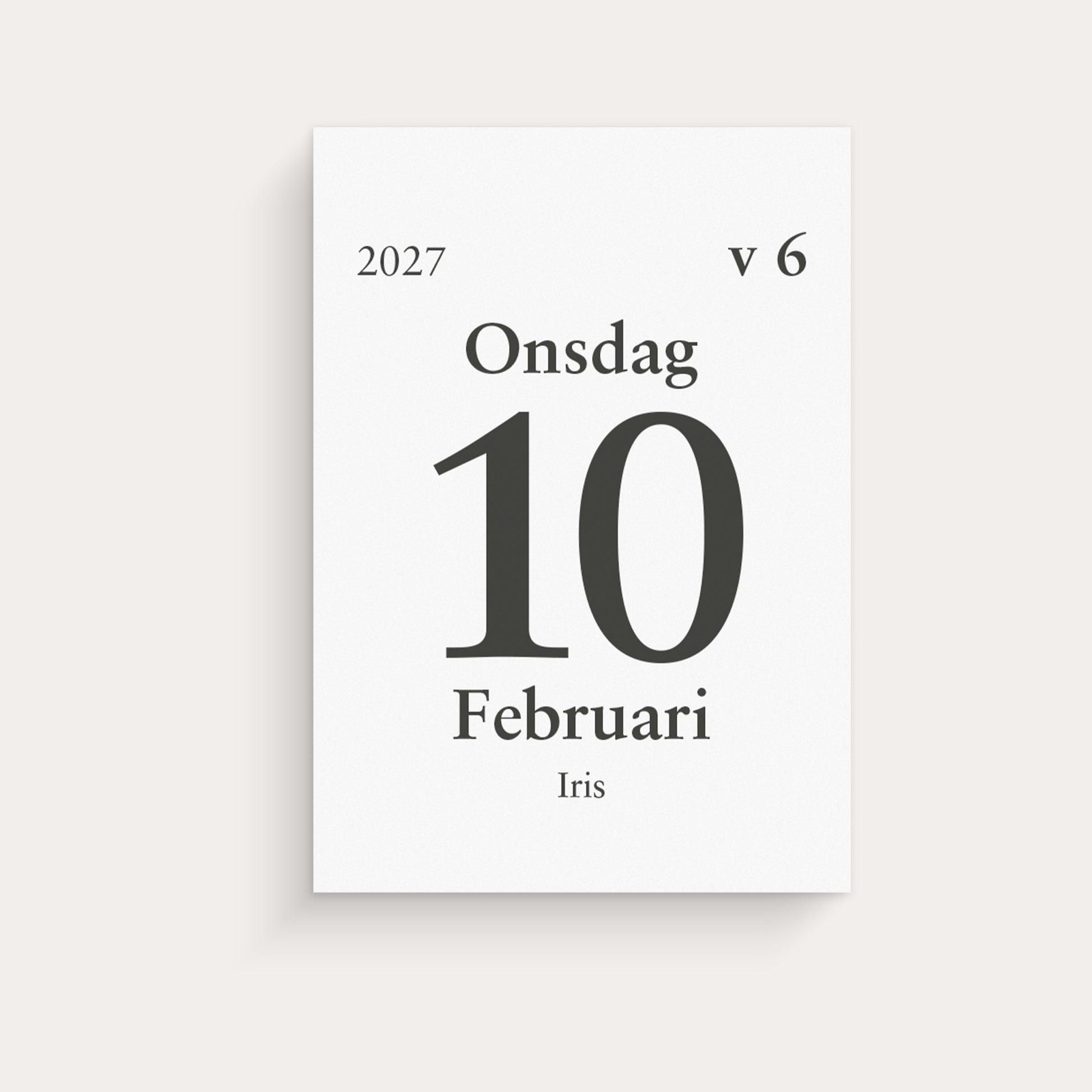 Kalender 26/27 Dagblock Studieåret