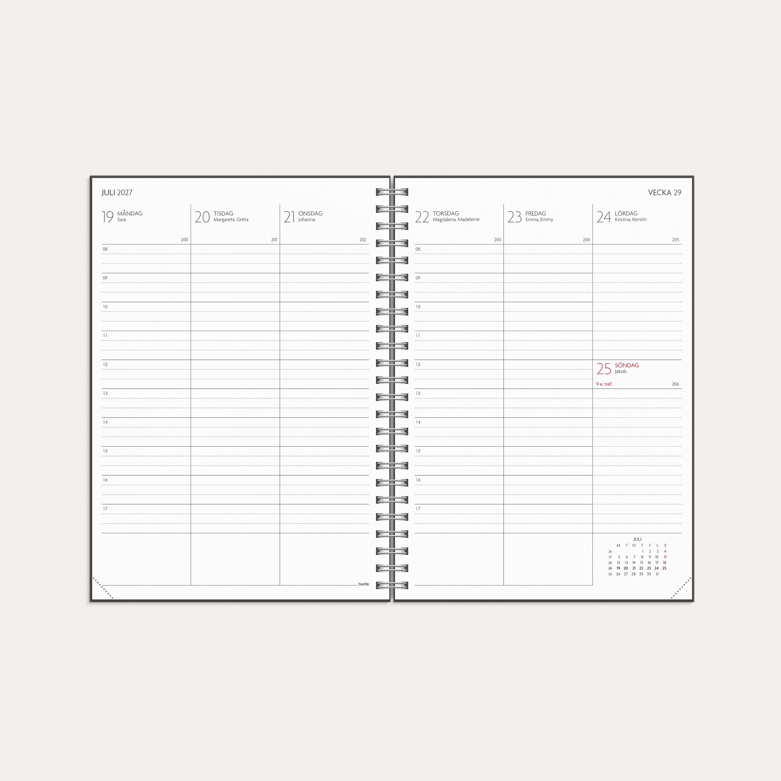 Kalender 26/27 Study A5 Stone