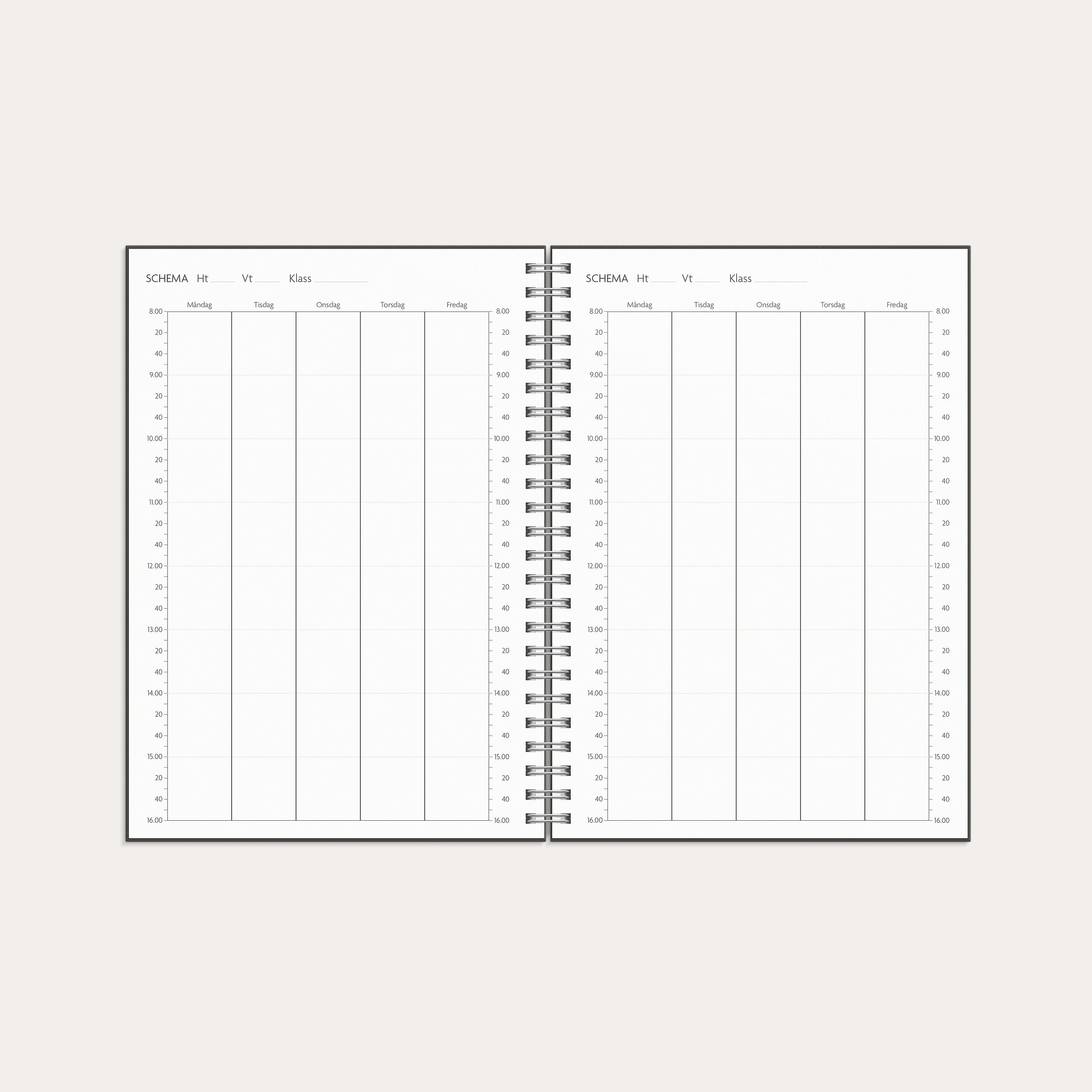 Kalender 26/27 Study A5 Stone – detail view