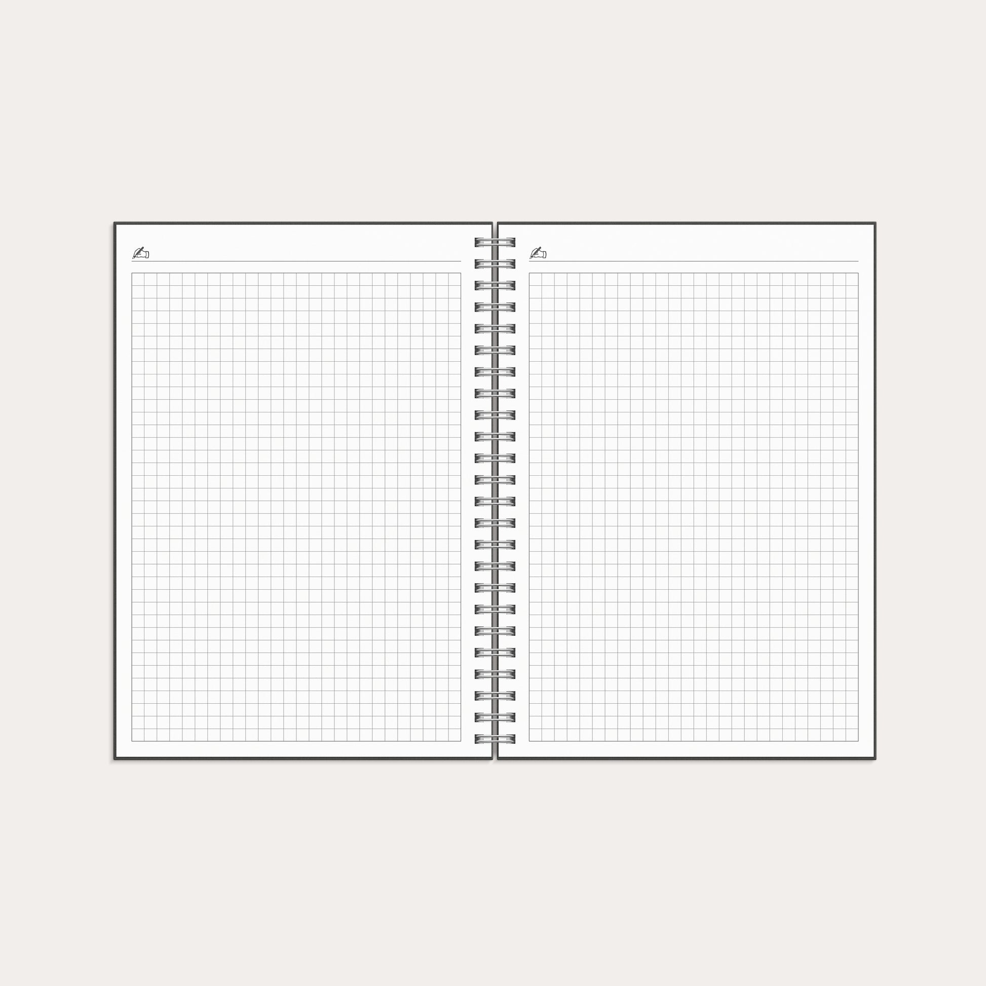 Kalender 26/27 Study A5 Stone – detail view