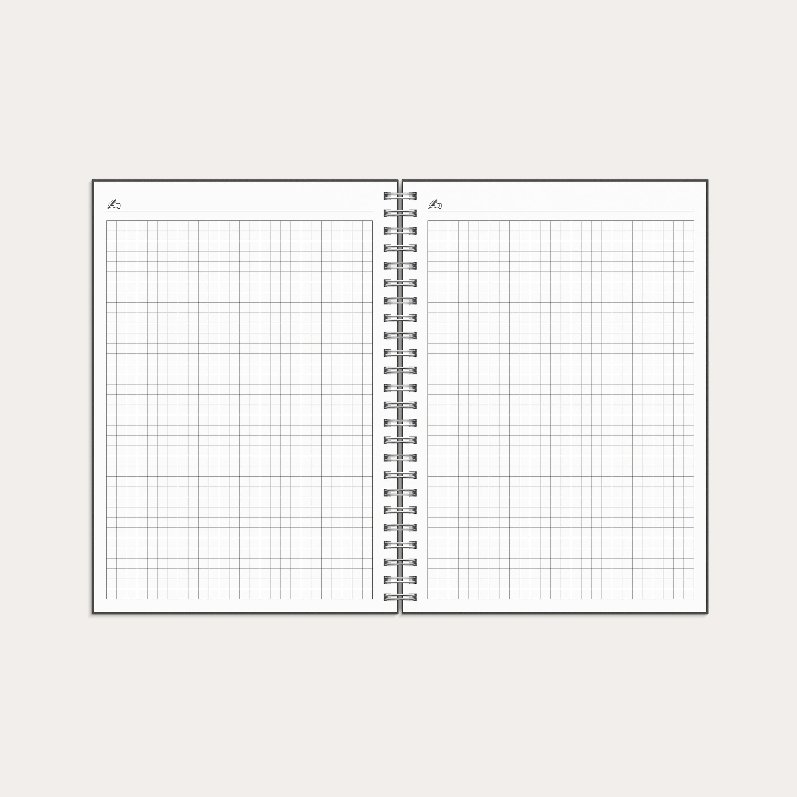 Kalender 26/27 Study A5 Stone – detail view