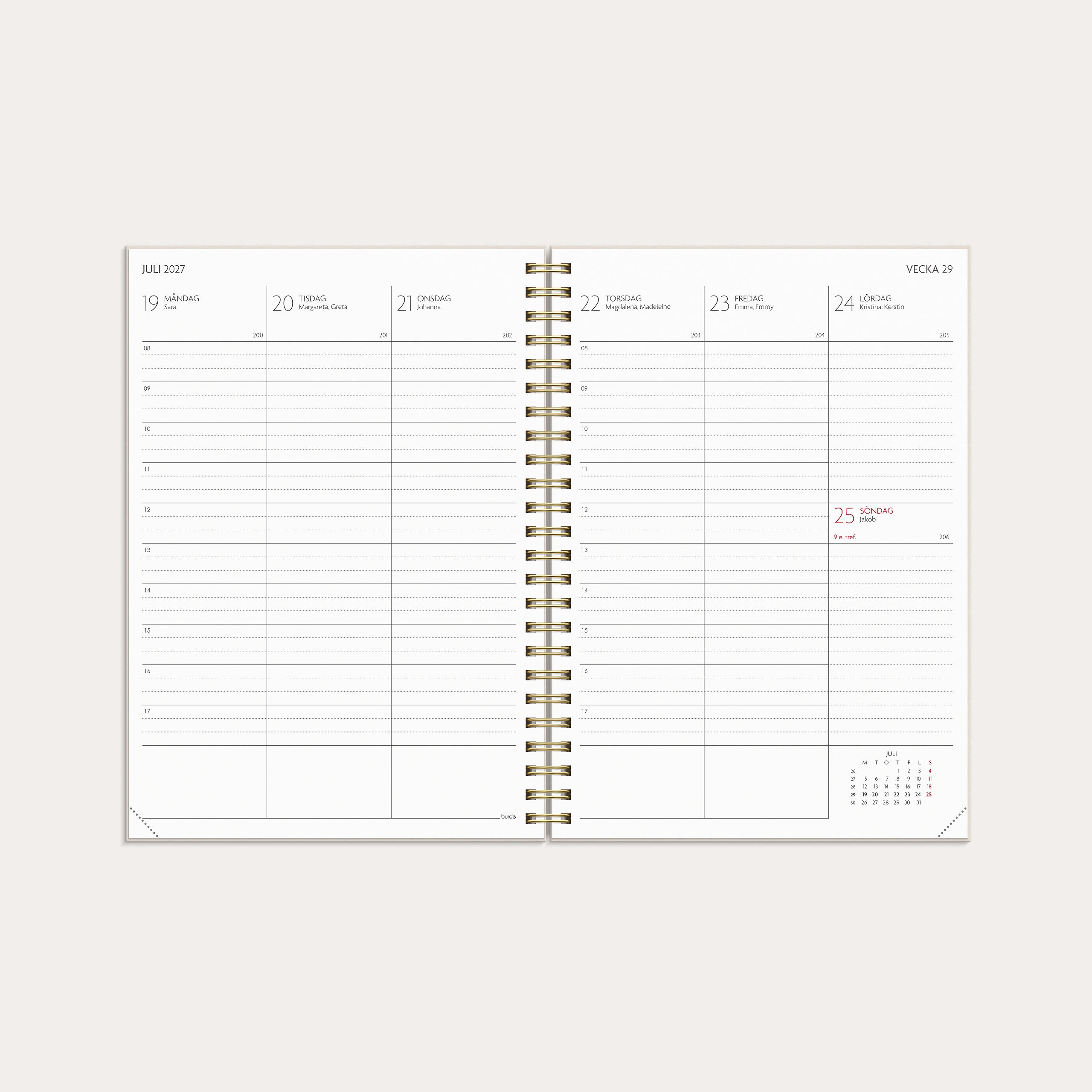 Kalender 26/27 Study A5 Story Blomma