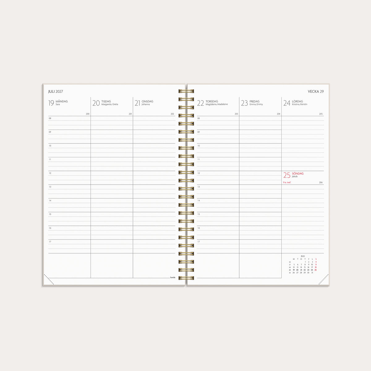 Kalender 26/27 Study A5 Story Blomma