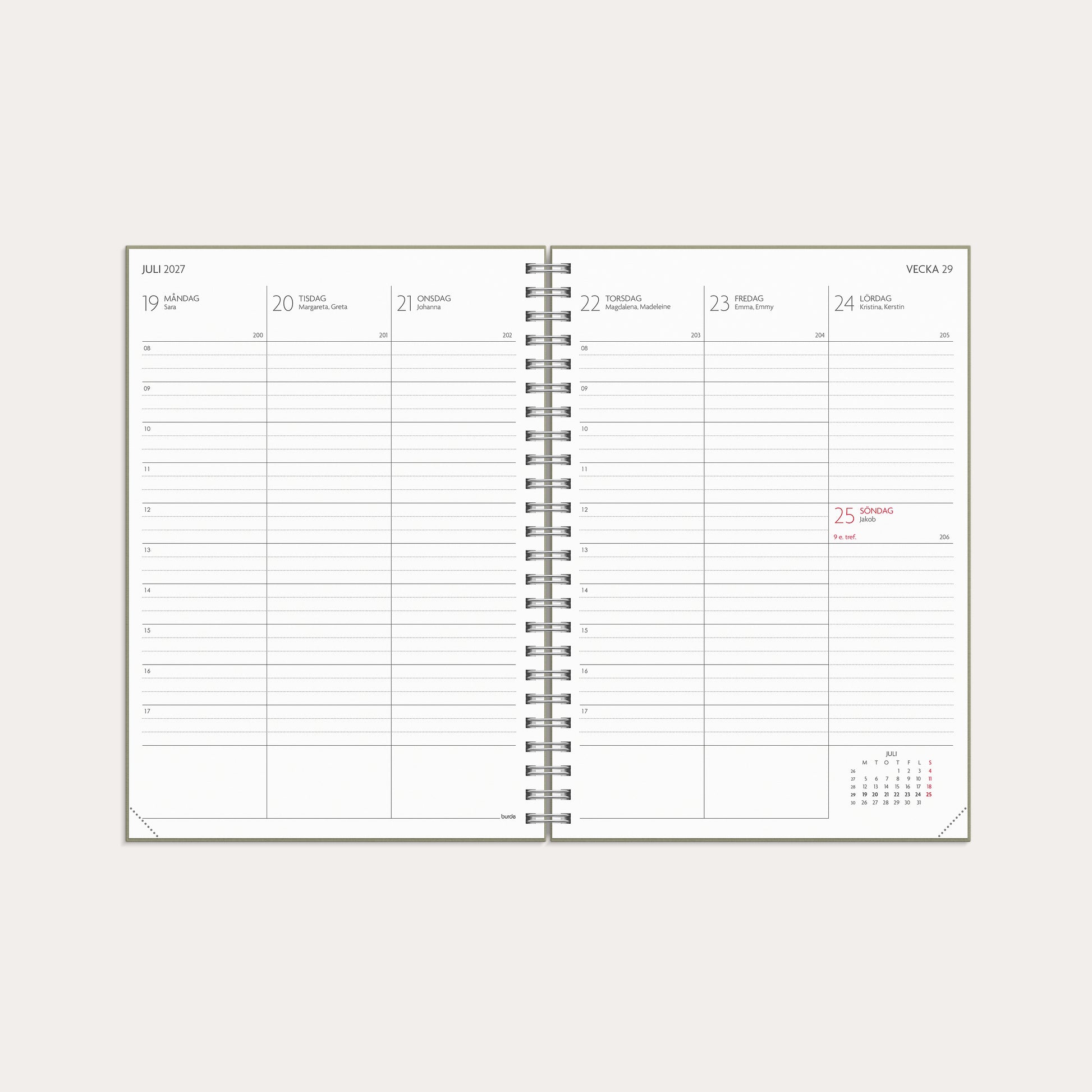 Kalender 26/27 Study A5 Story Blad – detail view