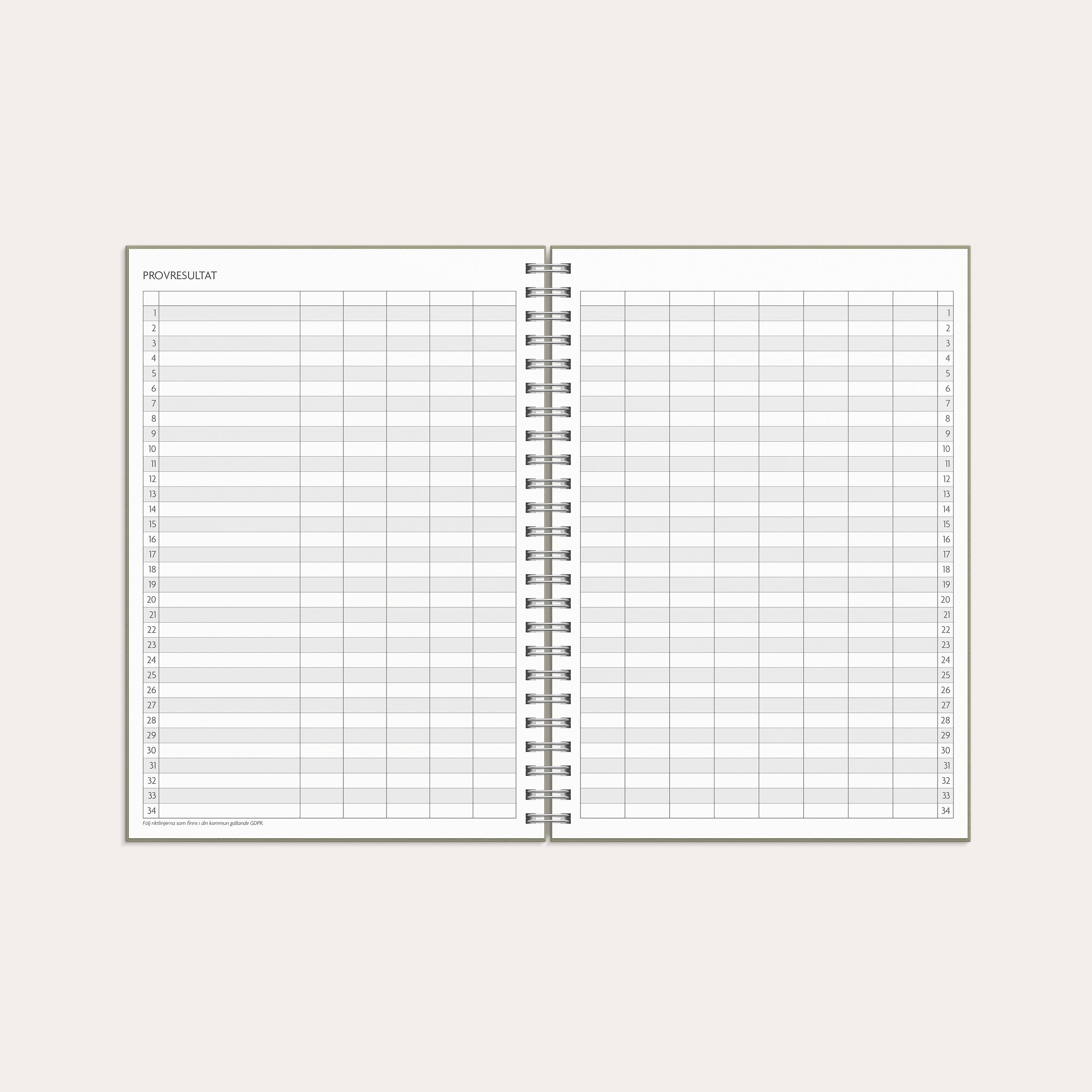 Kalender 26/27 Study A5 Story Blad – detail view