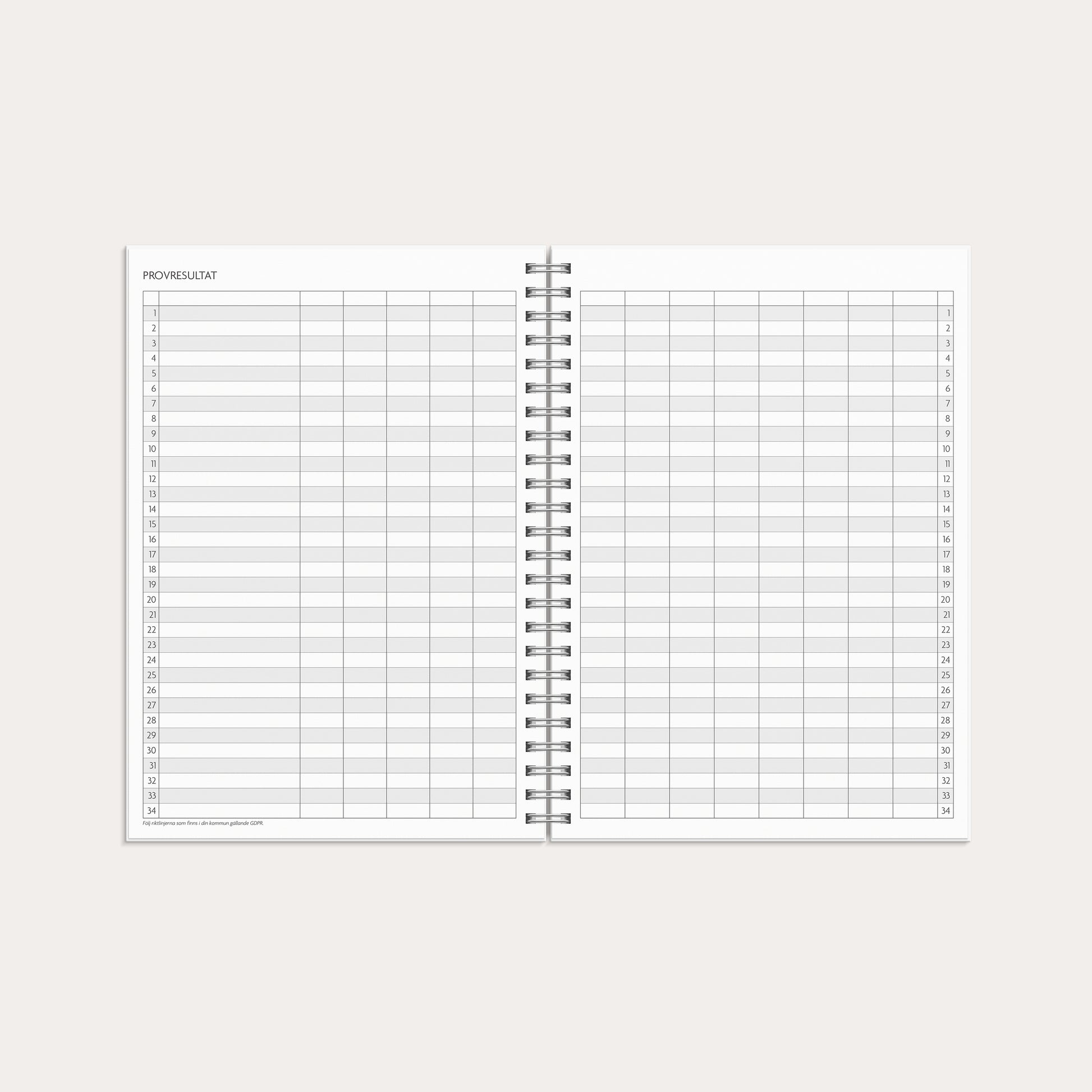 Kalender 26/27 Study A5 Star – detail view