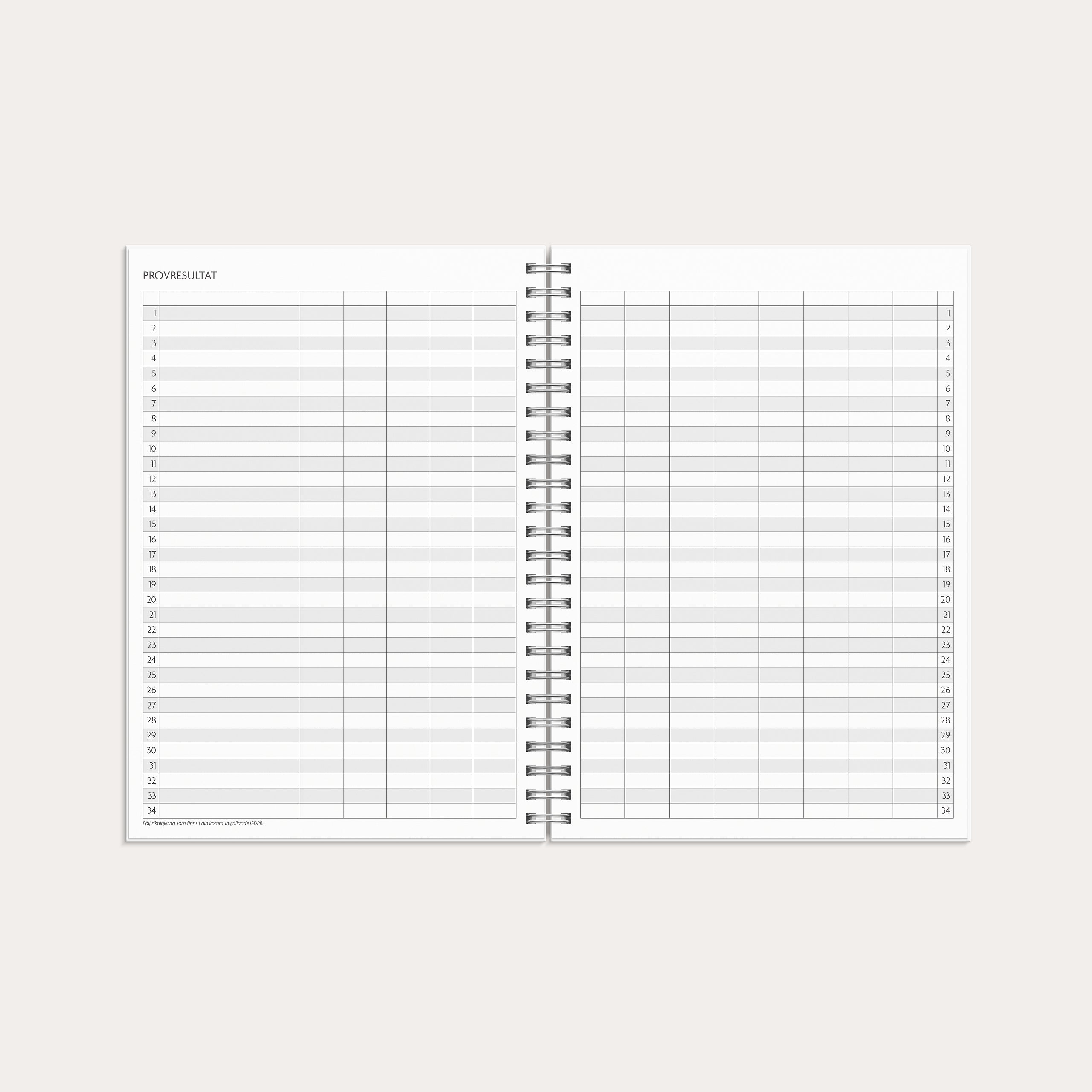 Kalender 26/27 Study A5 Star – detail view