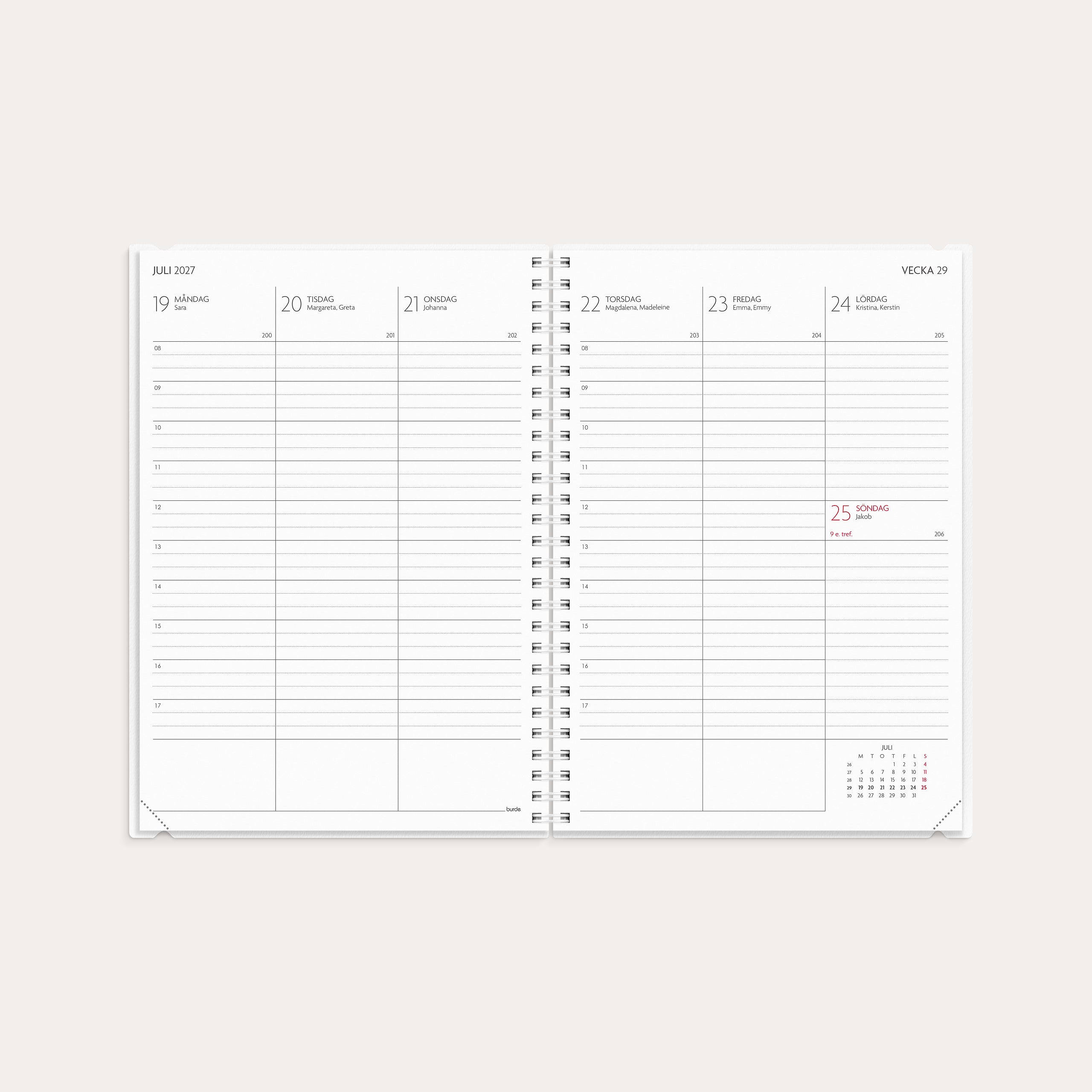 Kalender 26/27 Study A5 4i1 – detail view