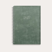 Kalender 26/27 Study A5 Twist grön