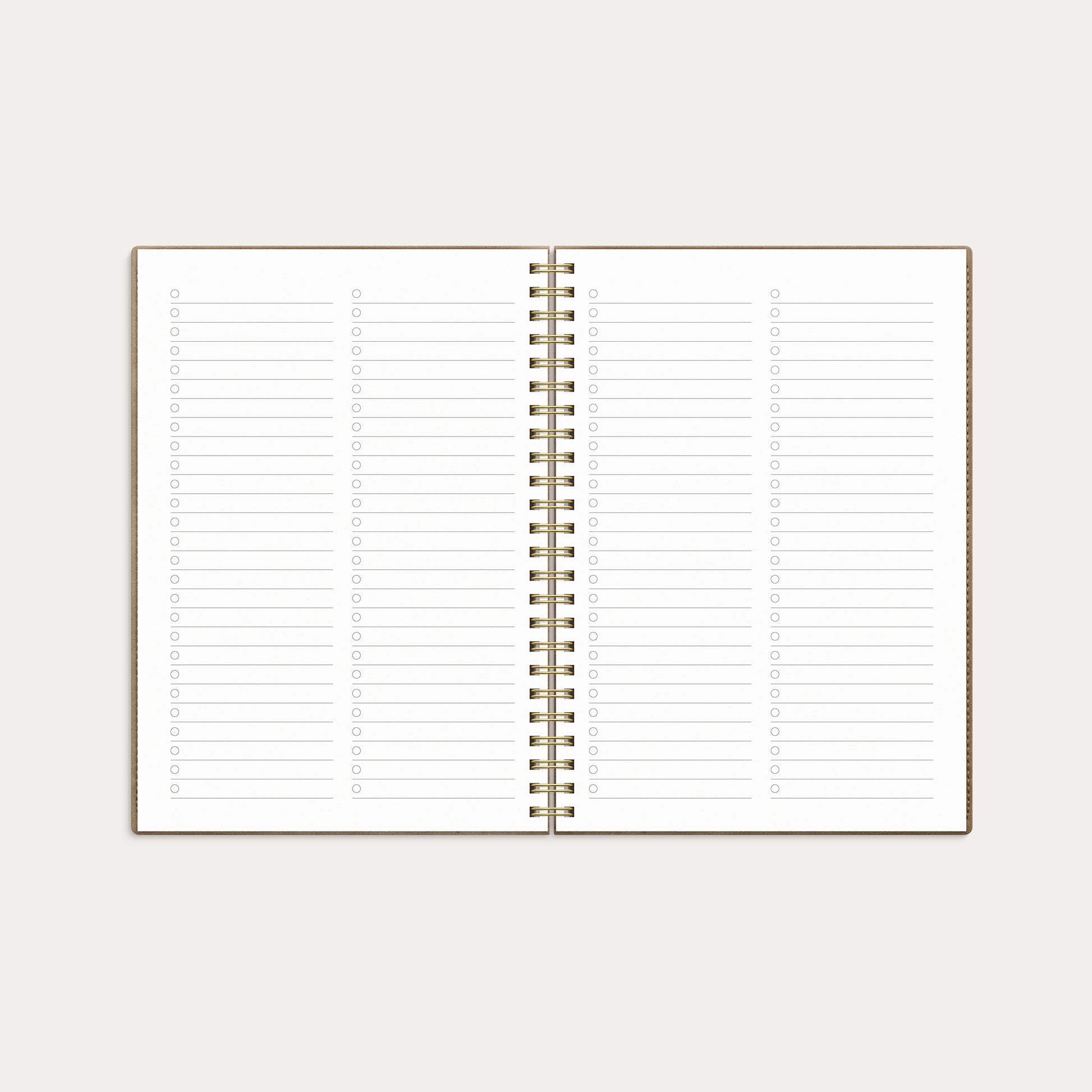 Kalender 26/27 Senator A5 Twist beige – detail view